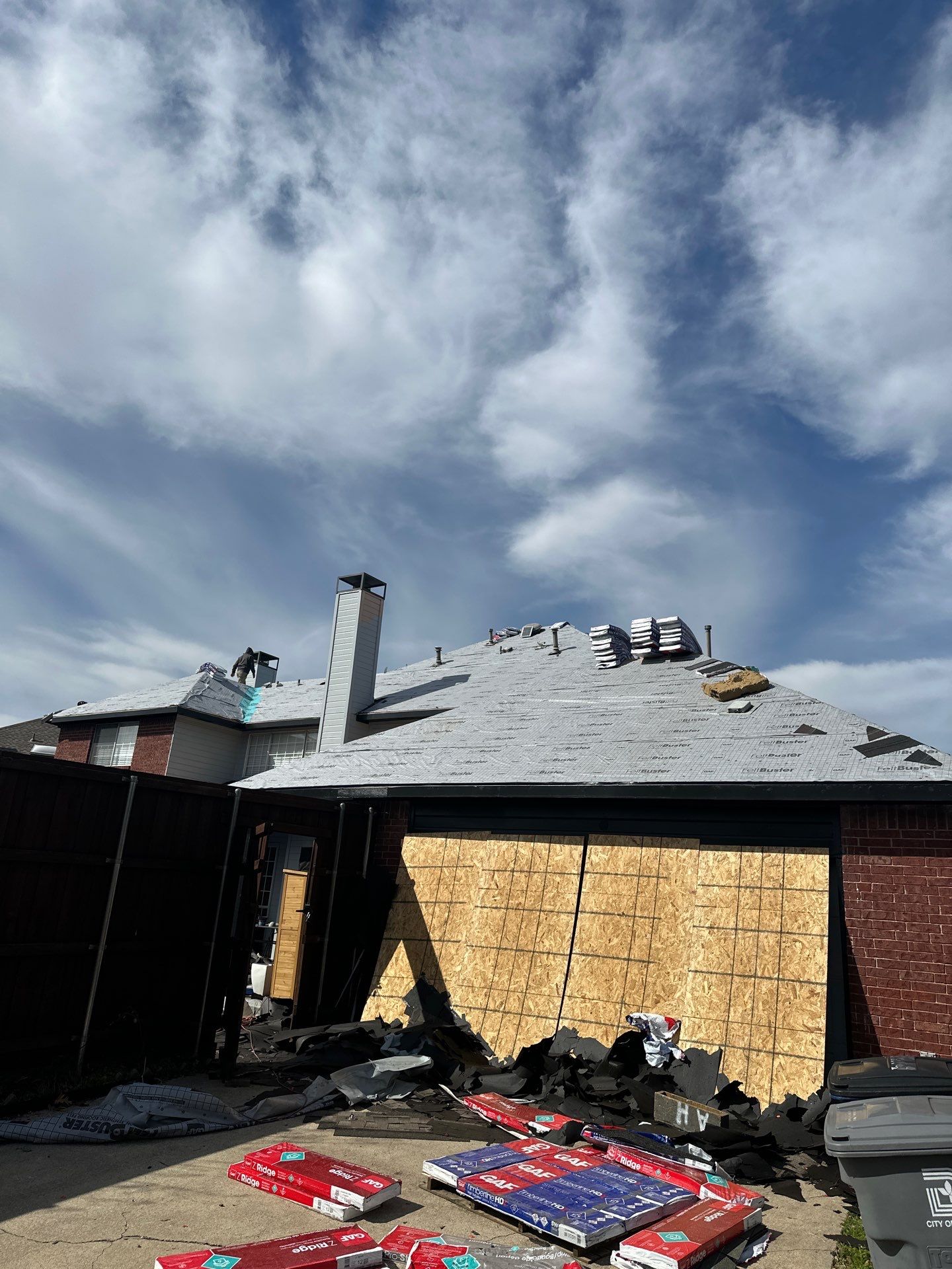 Project in Dallas by Zeus Exteriors