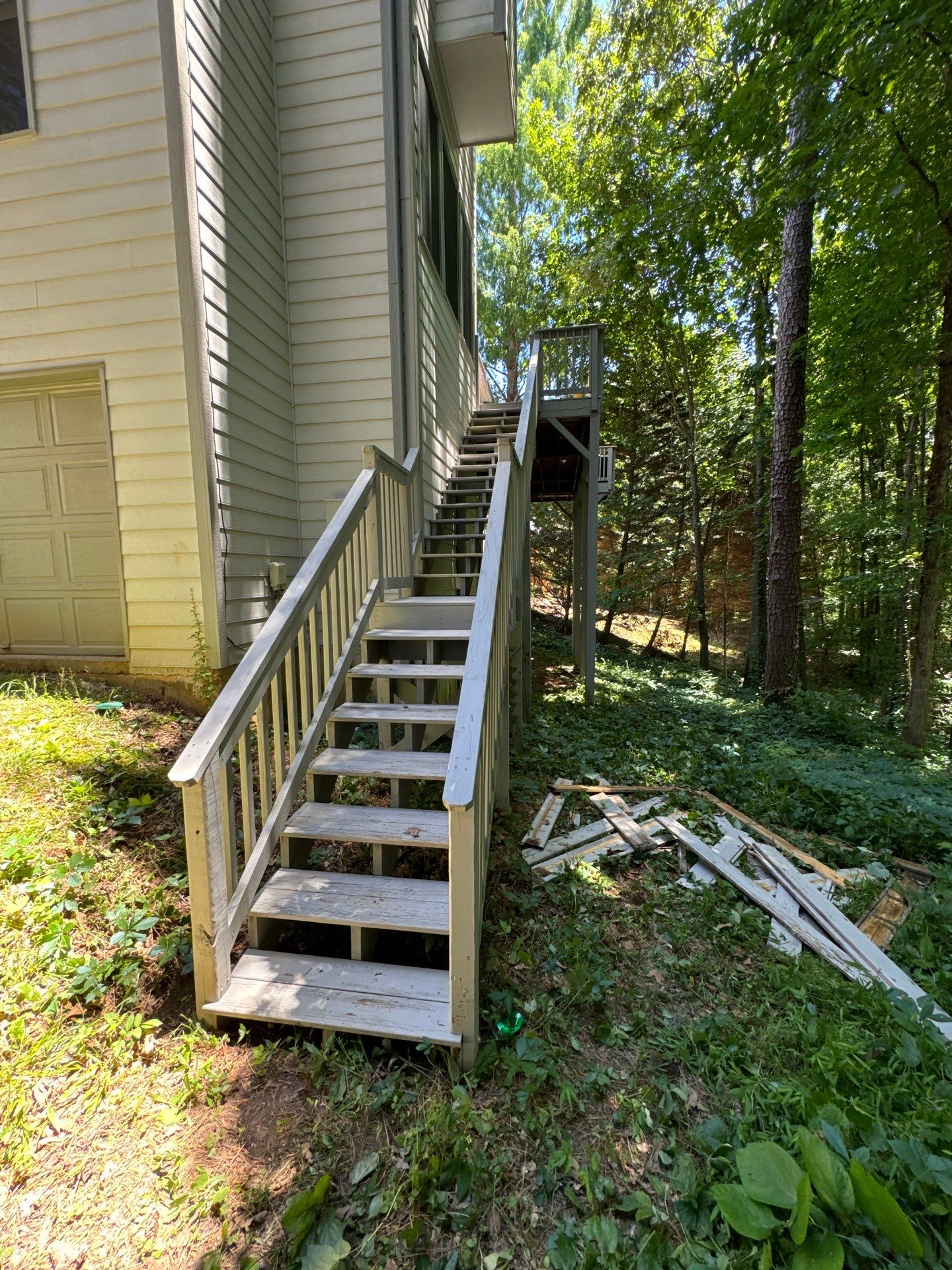 Deck Repair and Exterior Staining Project in Smyrna by Swift Home Renovations