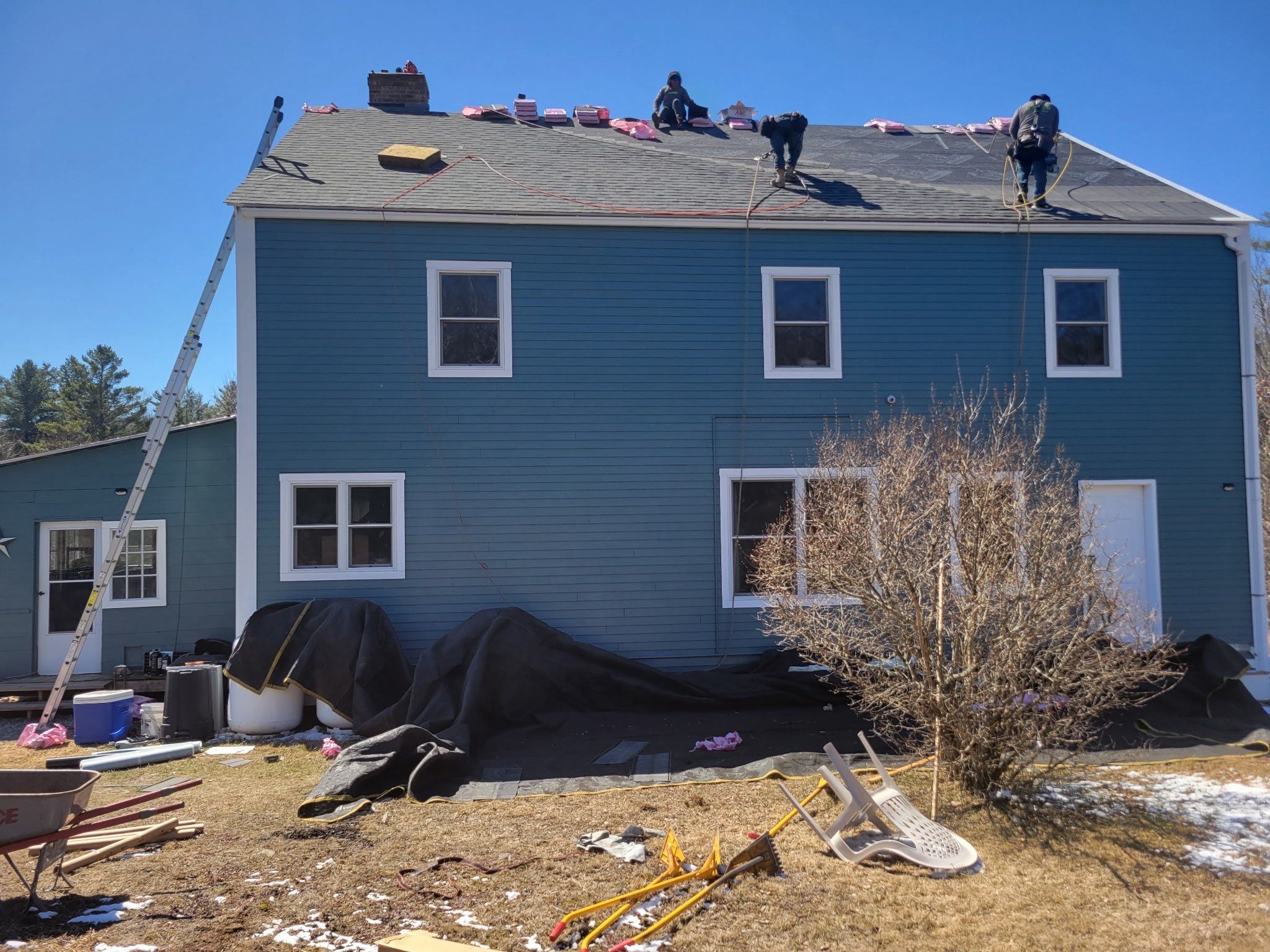 Owens Corning Duration Asphalt Roof Replacement in Canaan, NH by Tall pine roofing