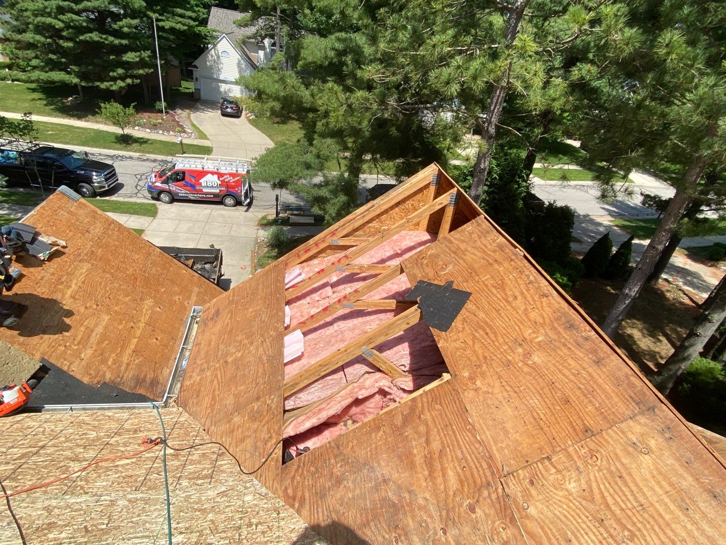 Roof Replacement using CertainTeed Landmark by 180 Contractors