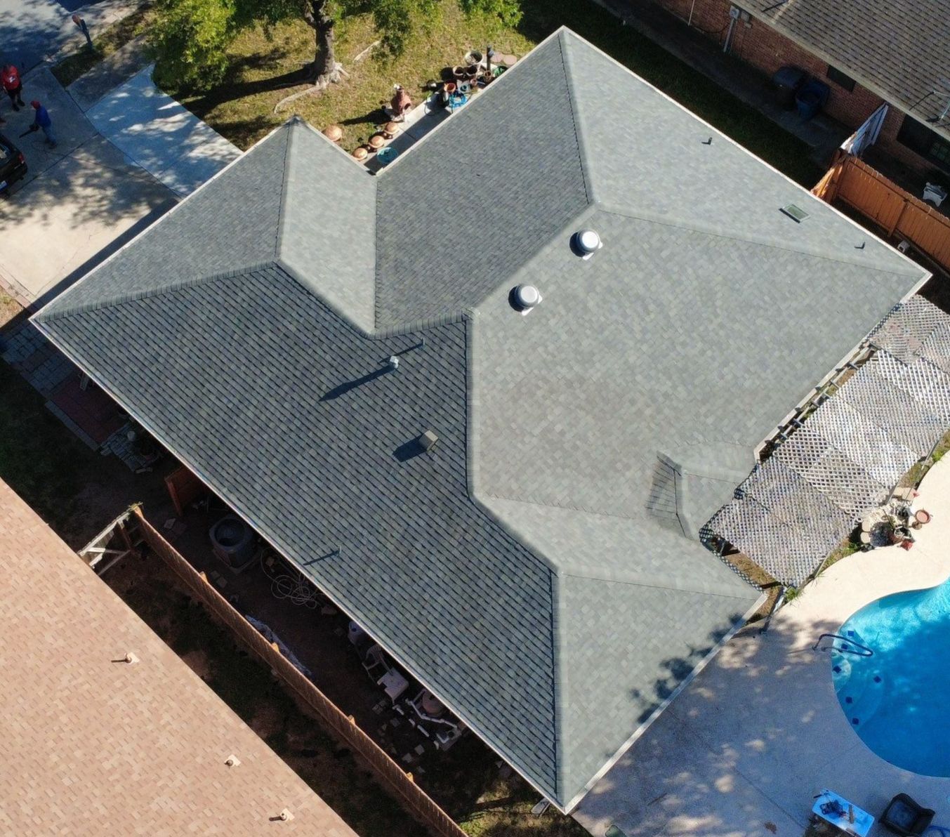 Roofing Replacement using Owens Corning Oakridge Shingles  by Trace Roofing & Construction