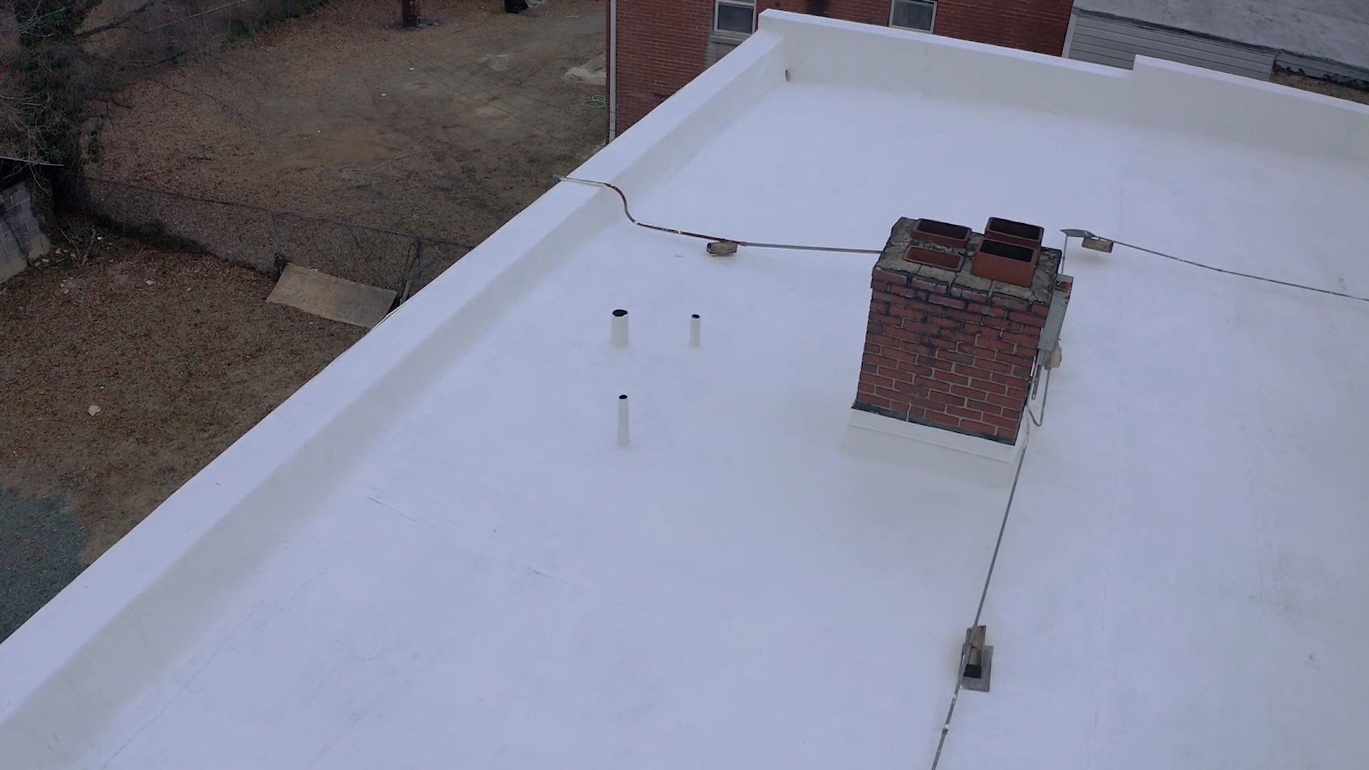Commercial Roof Restored by Just In Time Roofing and Restoration