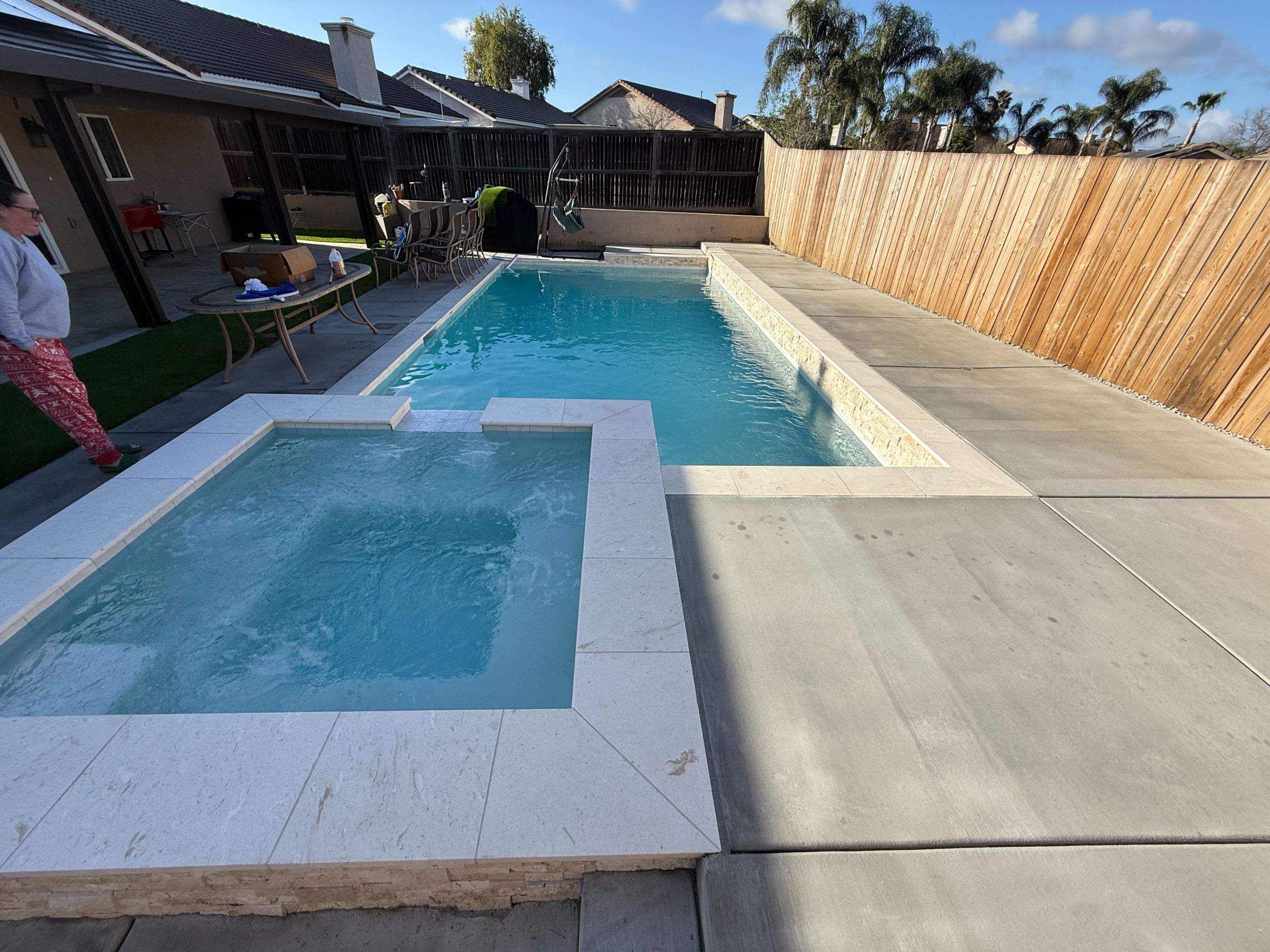pool and spa by Premier Pools and Spas Temecula