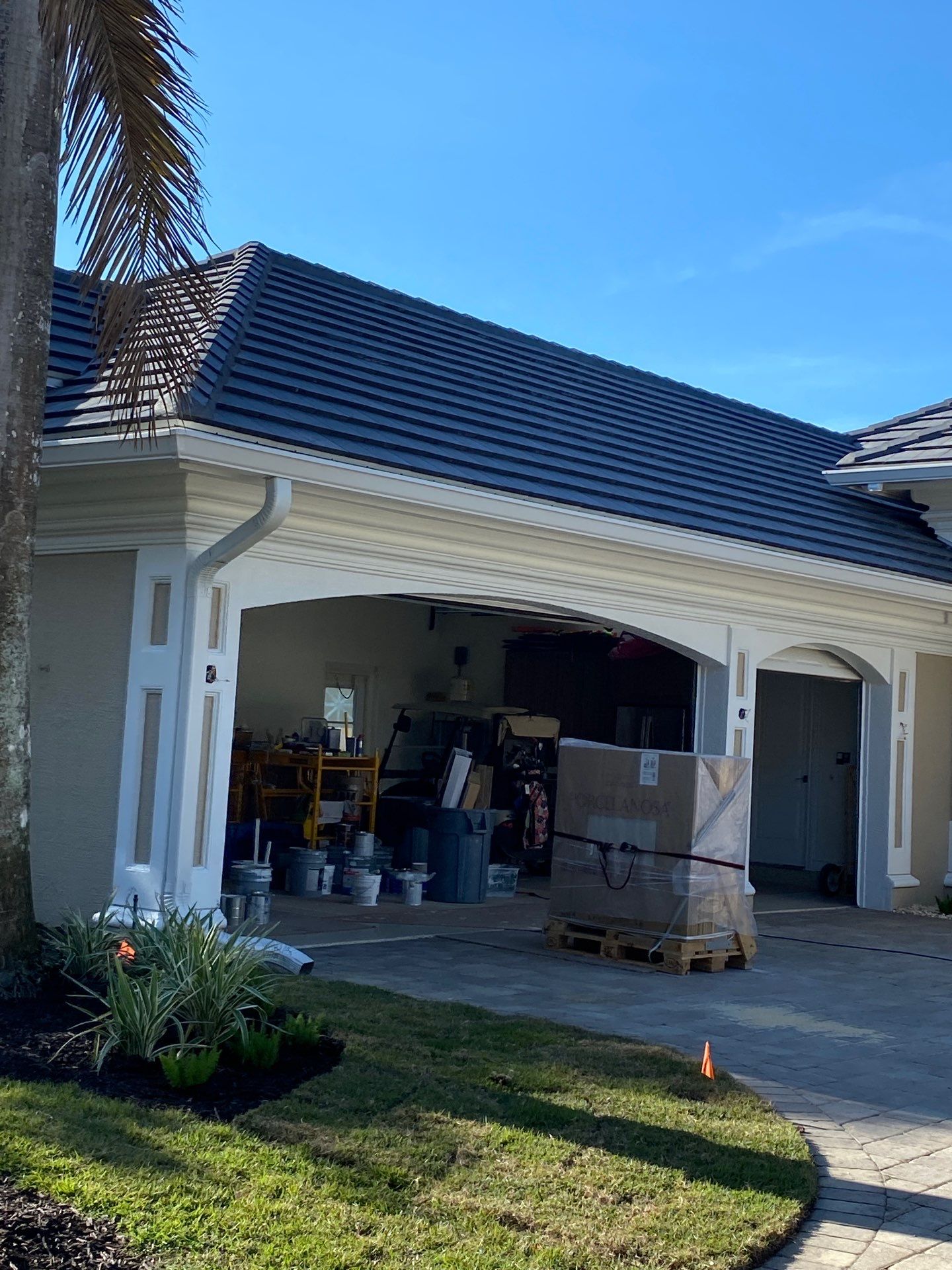 Splash Guard installation in Naples FL by Gutter Professors
