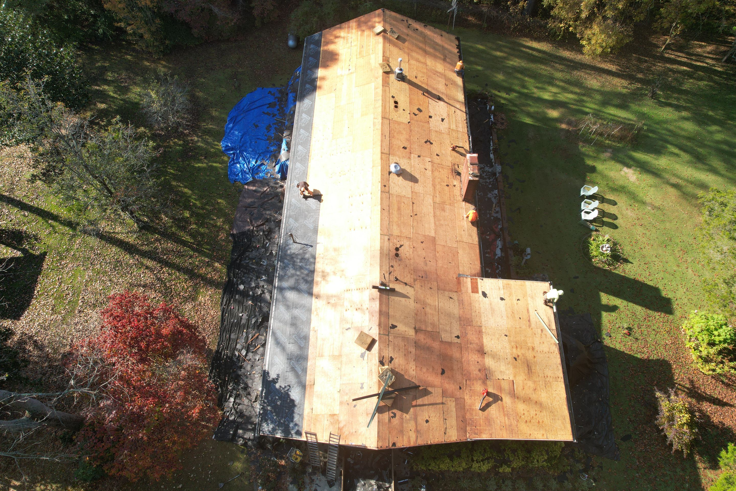 Residential Roof Replacement using Owens Corning Quary Gray by Inspector Roofing and Restoration