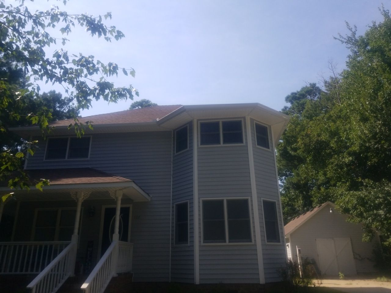 Hughes - Gutter 107 Maid Marian Court • Manteo, NC 27954 by Gallop Roofing & Remodeling, Inc.