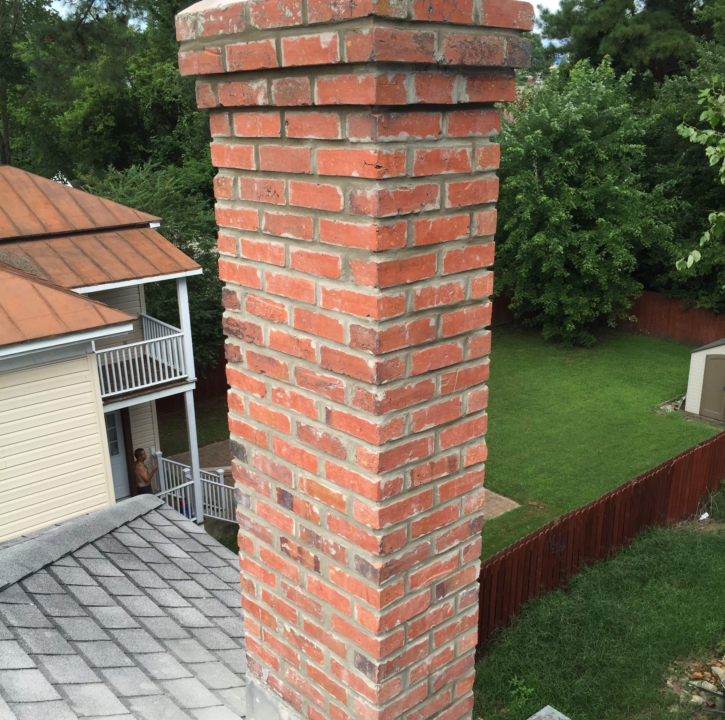 Masonry Repair by Premier Chimney and Roofing