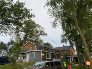 Restaurant Roof Replacement with Atlas Castlebrook Shingles in Pewter Grey by Gellings Roofing & Siding