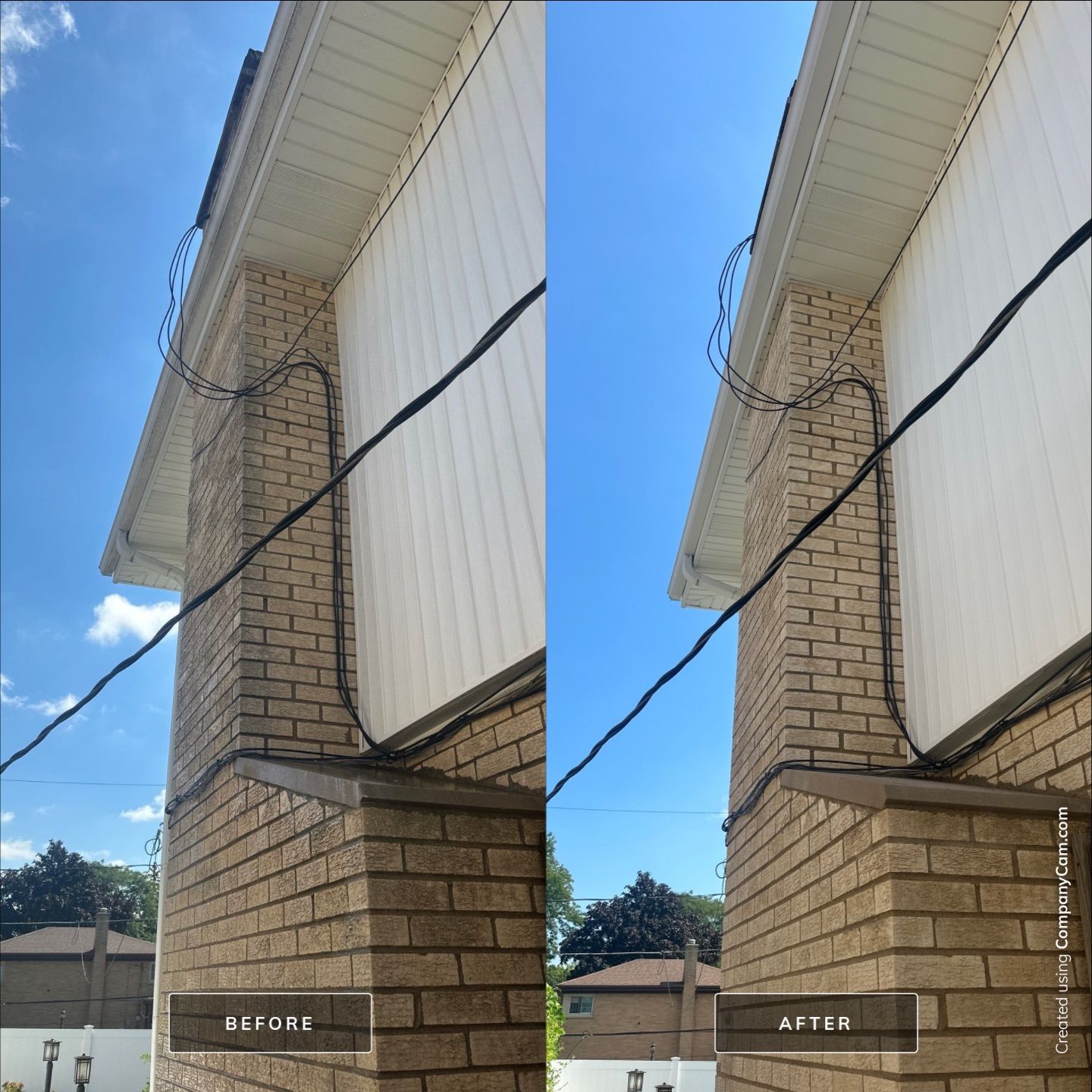 Project in Morton Grove by Simmons Power & Soft Washing