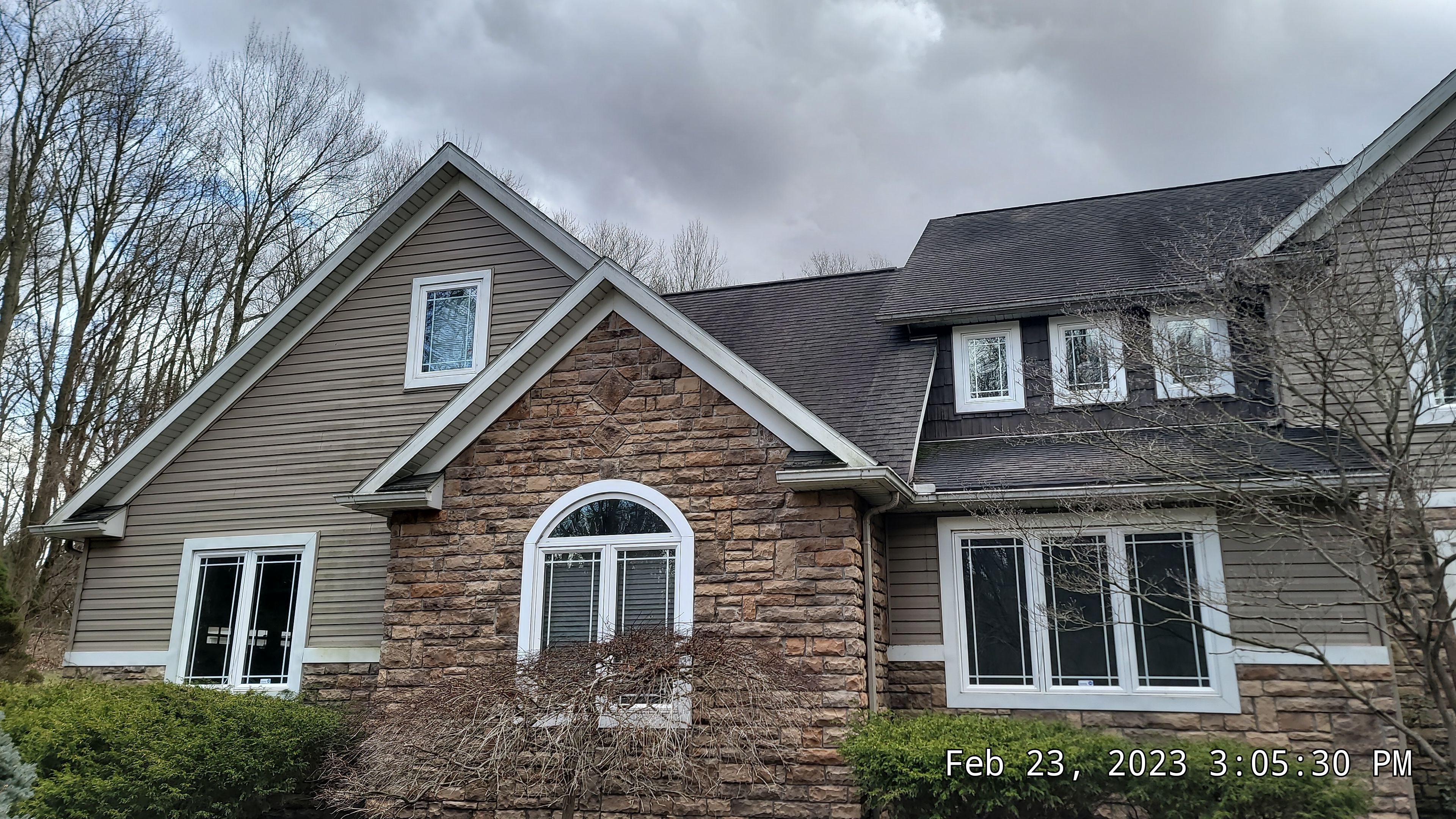 Atlas Pinnacle, Color, Coastal Granite, Drip Edge, Color, Black by Eagle Eye Roofing