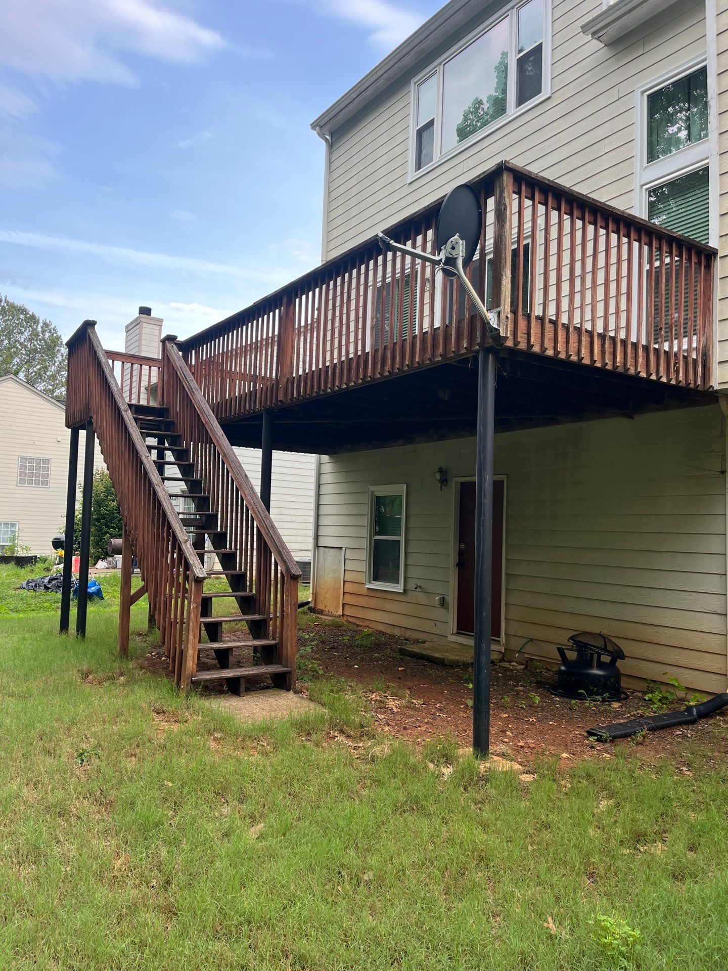 Siding Replacement, Exterior Painting, and Deck Build in Acworth, GA by Nelson Exteriors
