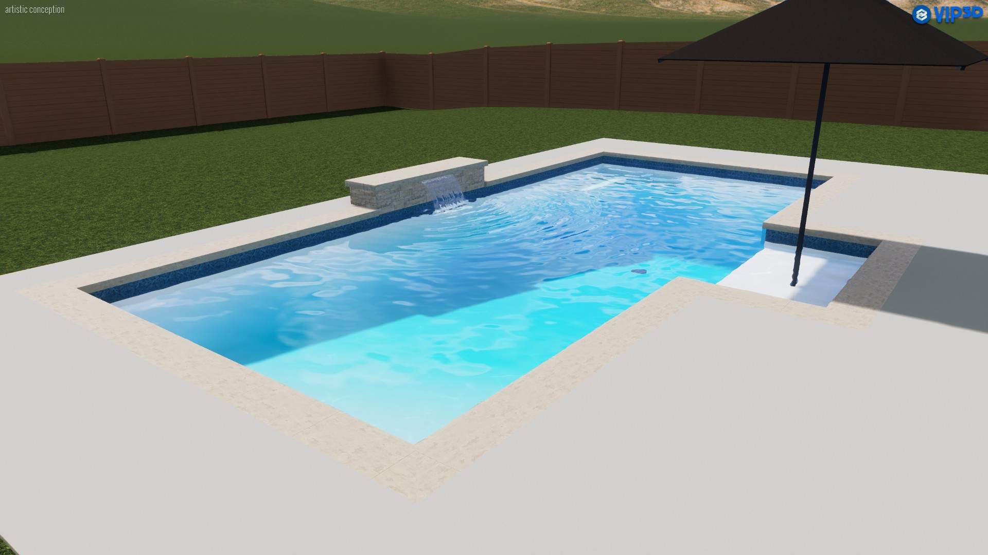 Custom In-Ground Rectangular Pool Installation in Wylie