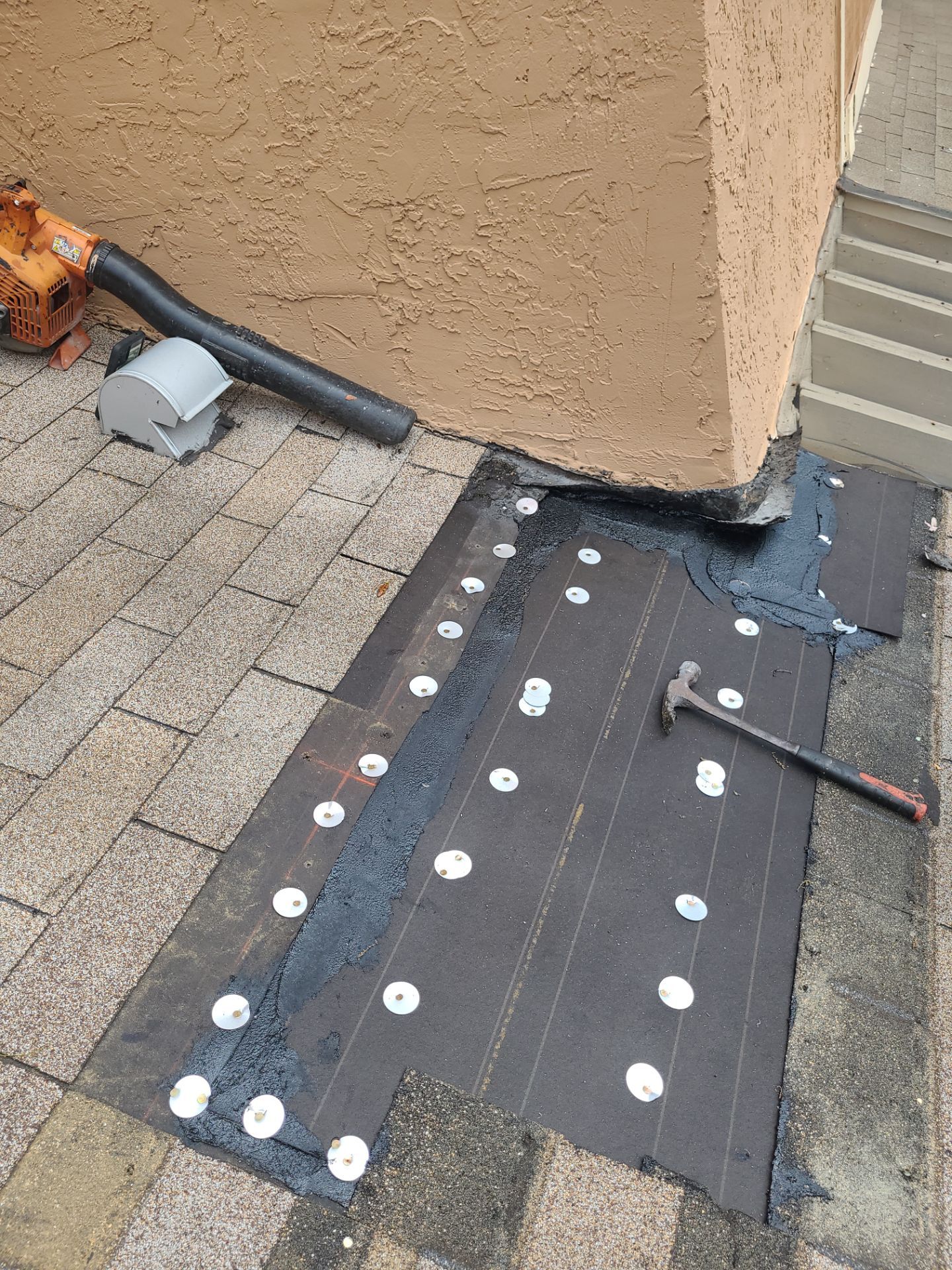 Shingle Roof Repair  using 3 tab shingles by Aastro Roofing