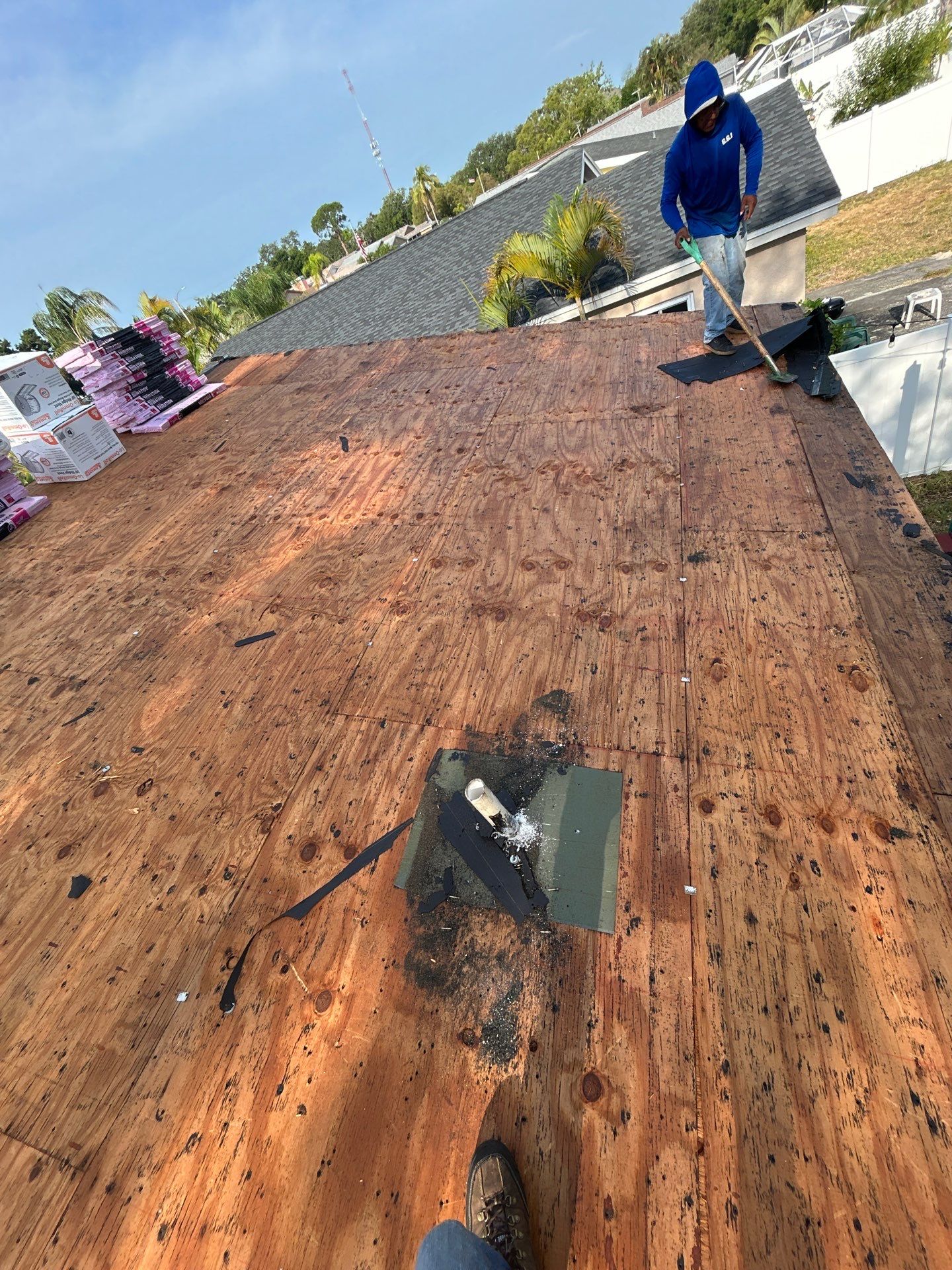 Project in Pinellas Park 33781 by Mitchell Roofing Company LLC 