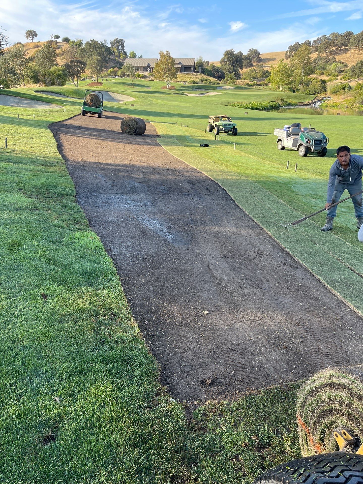Project in Brooks by A - G Sod Farms