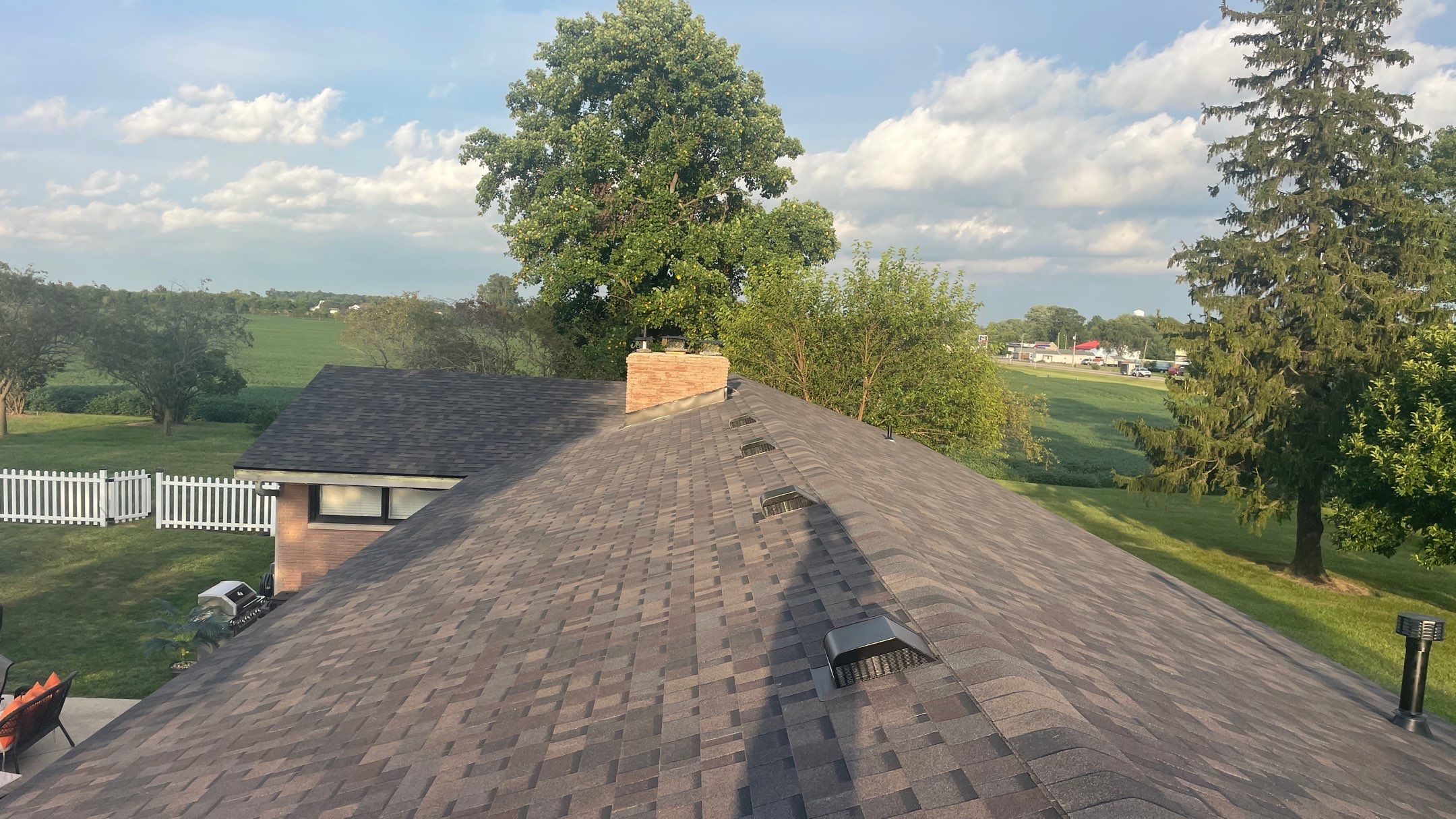 Project in Parker City, IN by Rodeffer Roofing INC