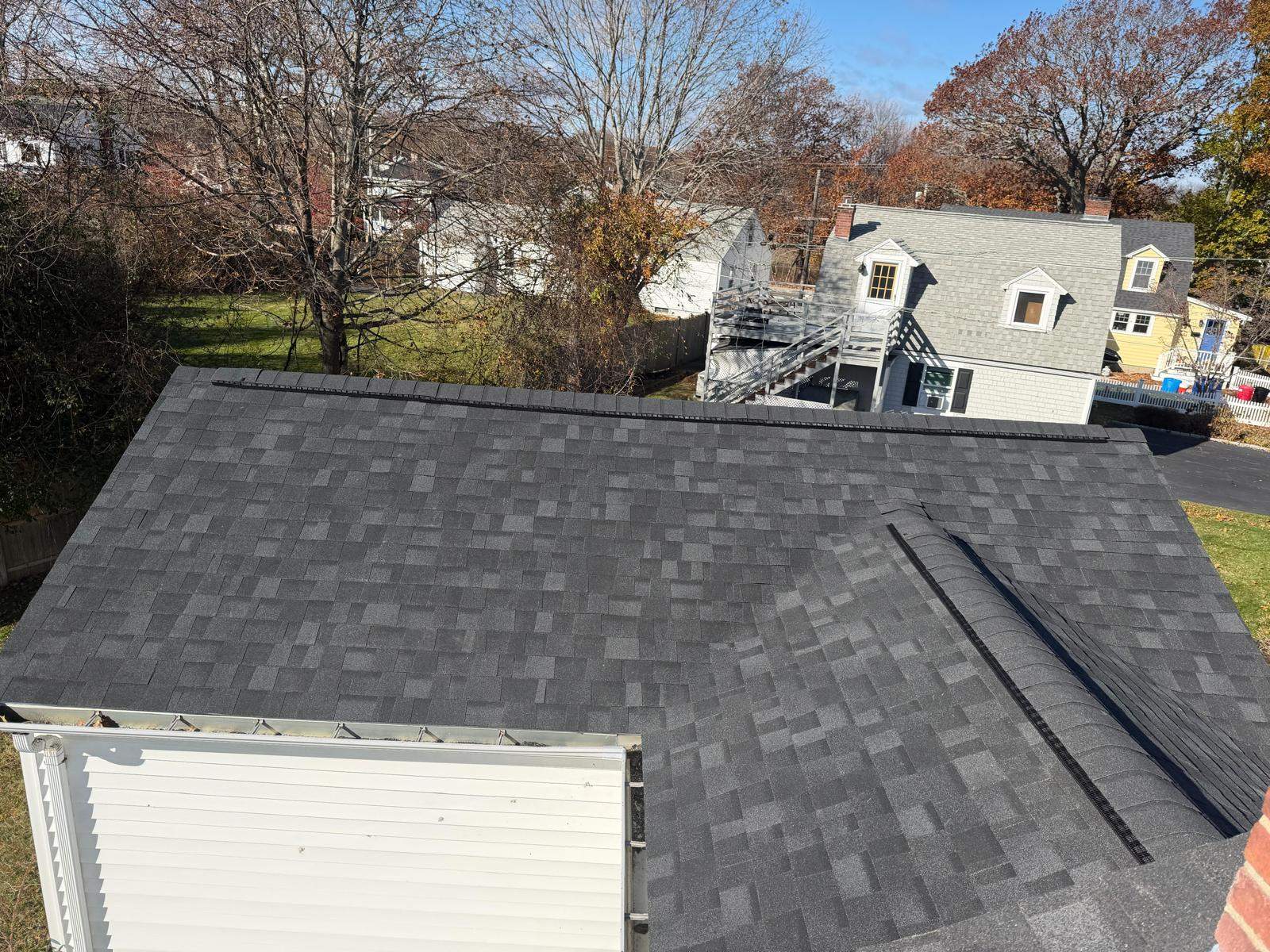 Two-Layer Tear-Off & Full Roof Replacement in Gloucester, MA – Owens Corning Duration, Onyx Black by JOHNNYS PRO