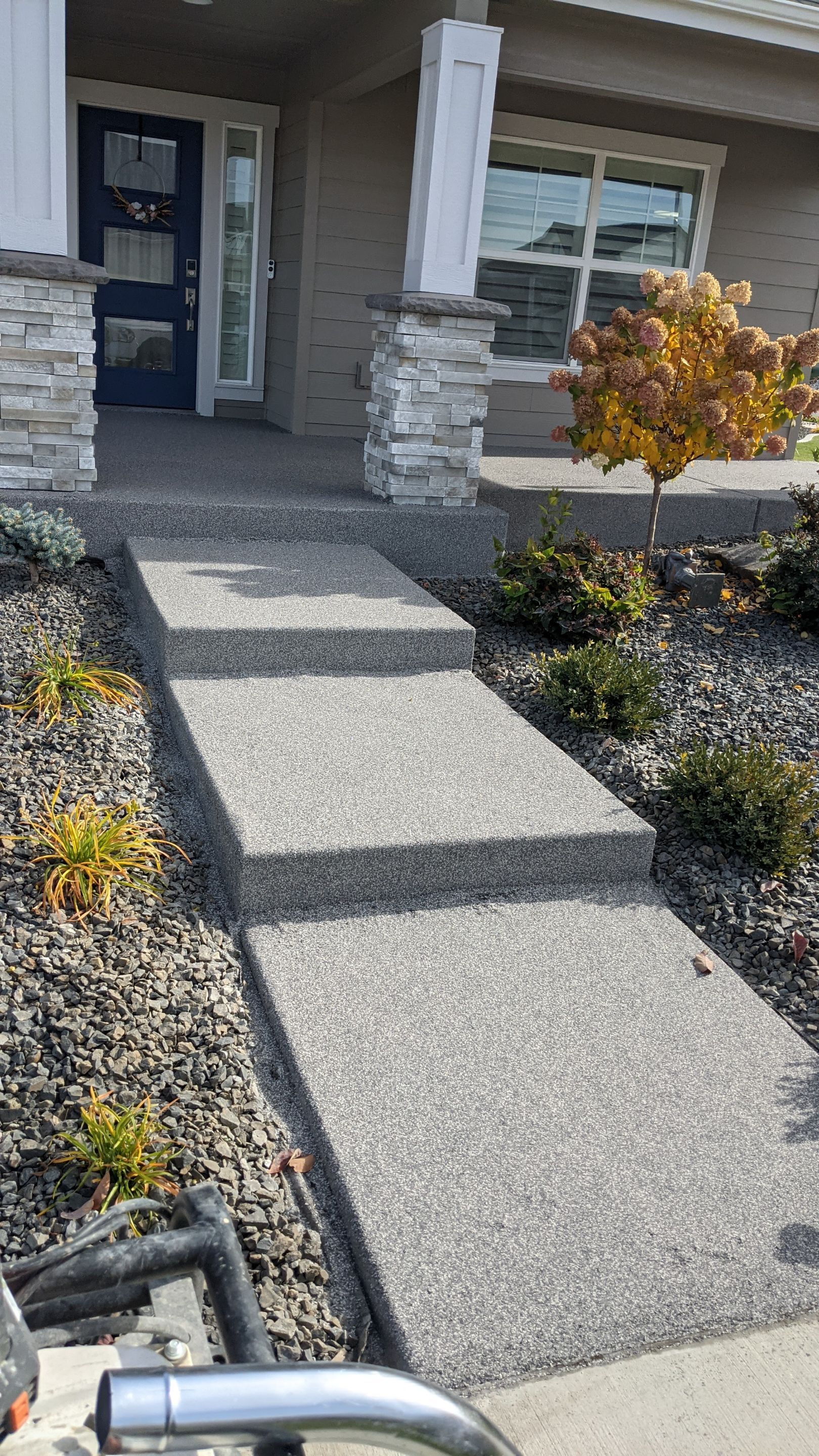 Patio and Walkway using Croc Custom Color 1/8" Chip by Croc Coatings, LLC