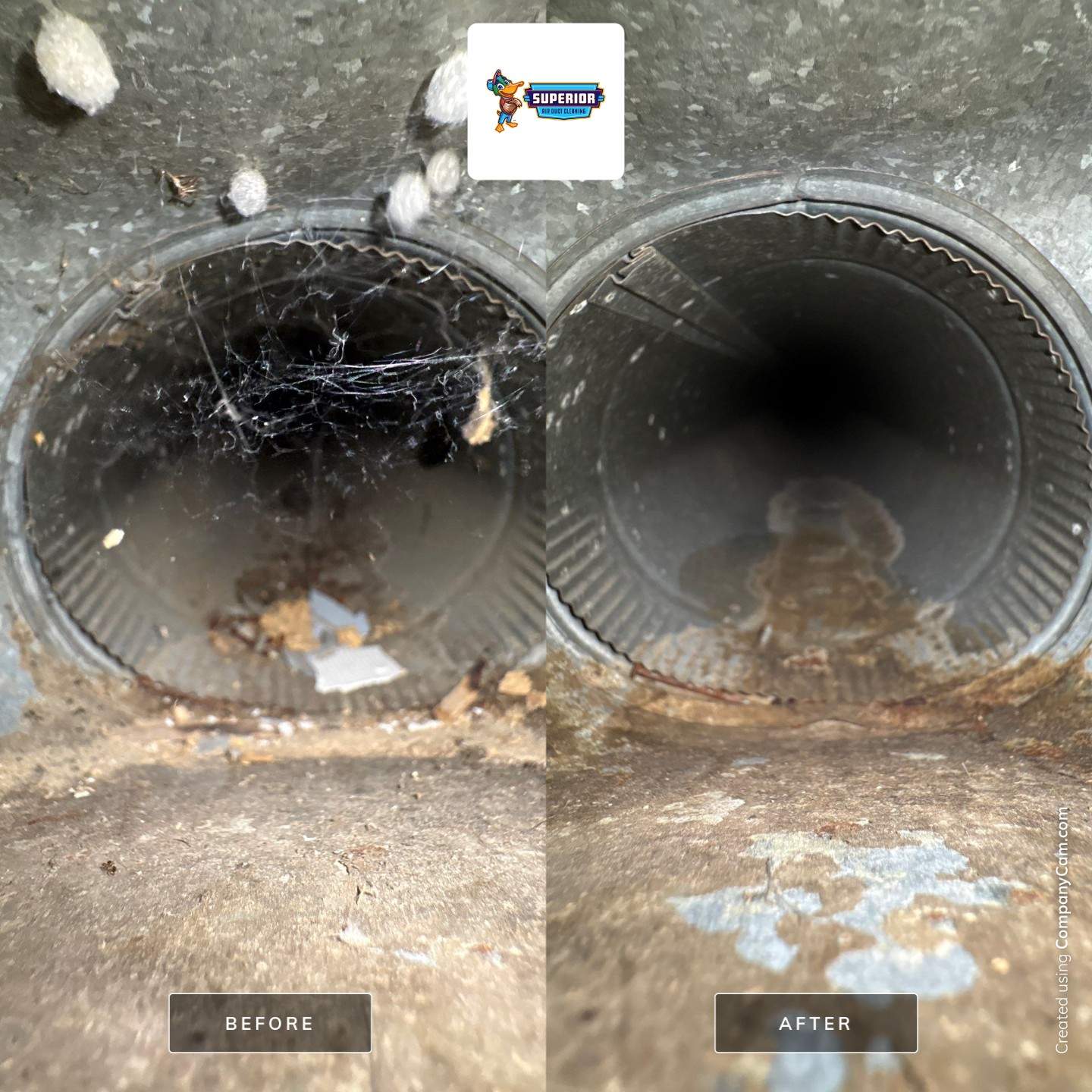 Air Duct Cleaning With a Vacuum Truck in Salem, OH by Superior Air Duct Cleaning