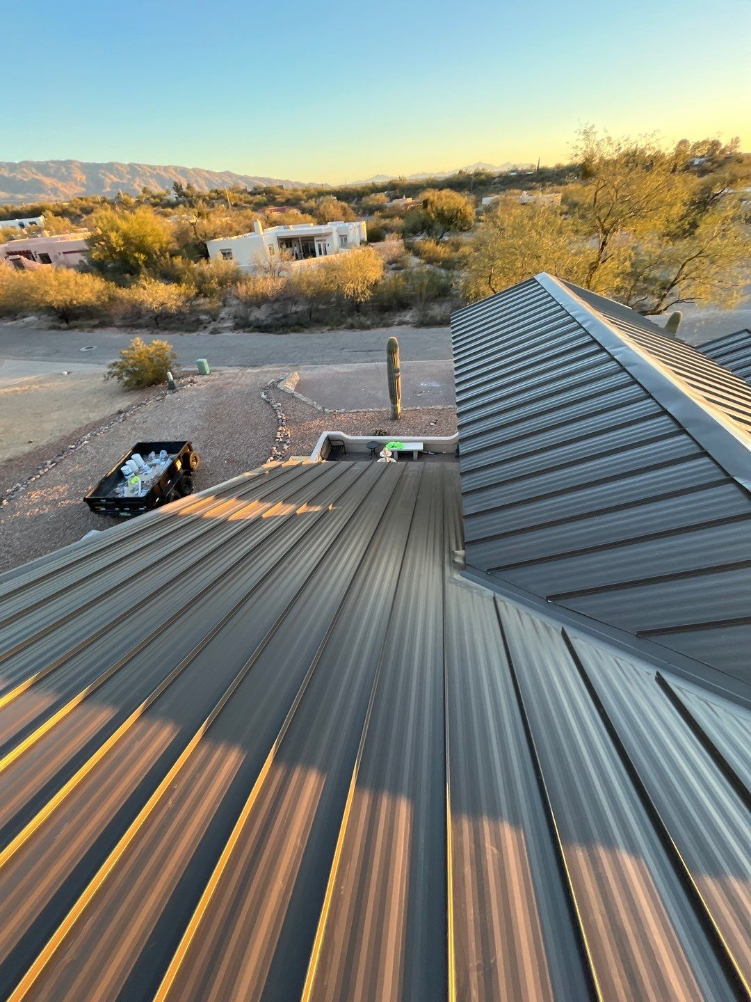 Charcoal Gray Standing Seam by Reimagine Roofing