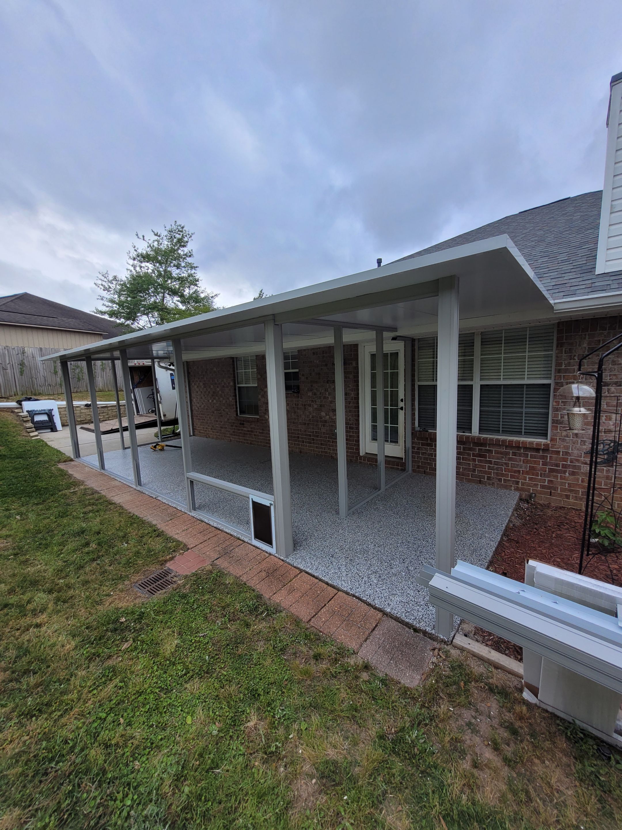 Screen Room + Patio Cover in Cantonment by Titan Sunrooms