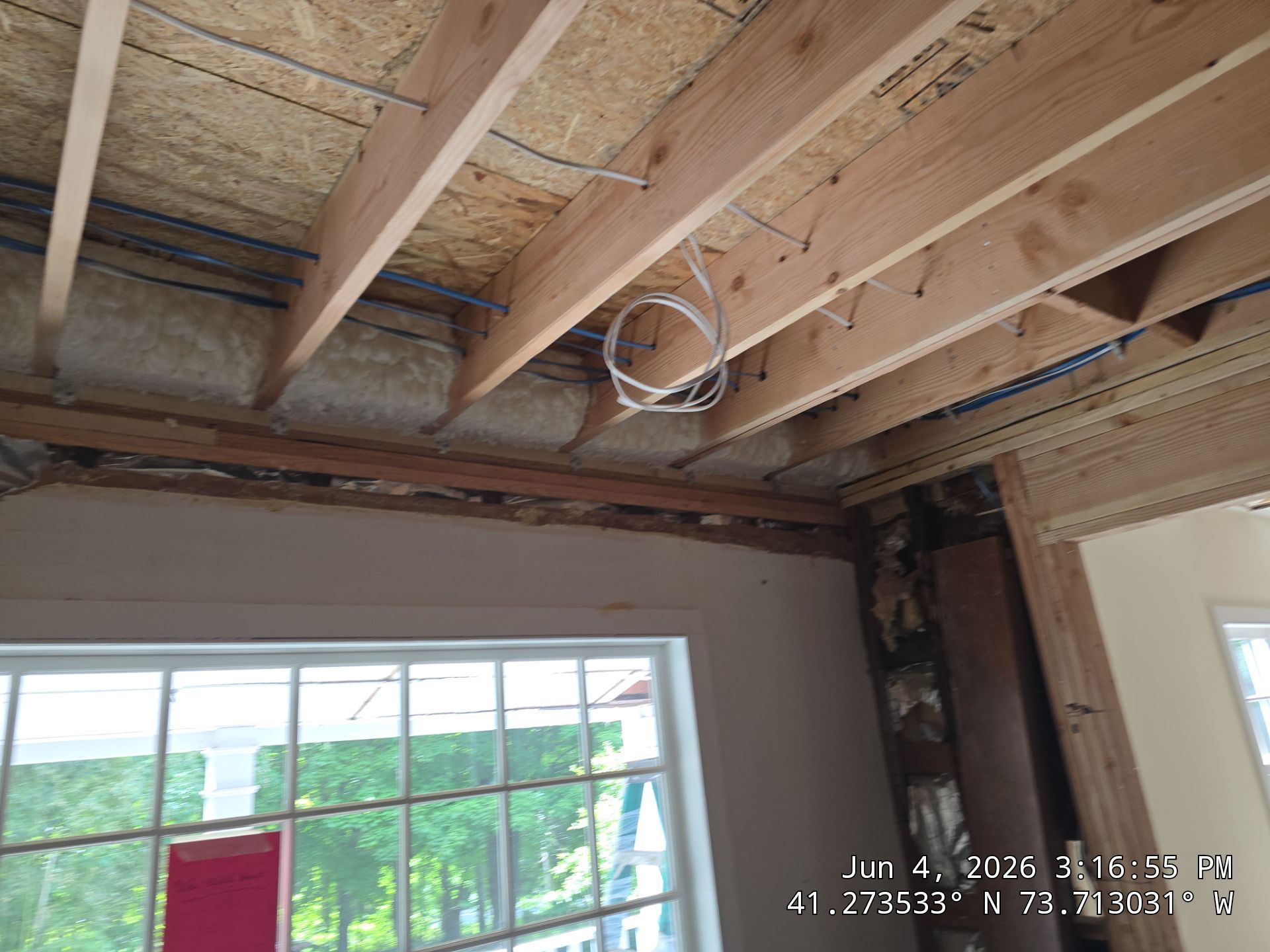 Attic, Walls and Rim Joist Insulated with Spray Foam by NYS Foam & Energy