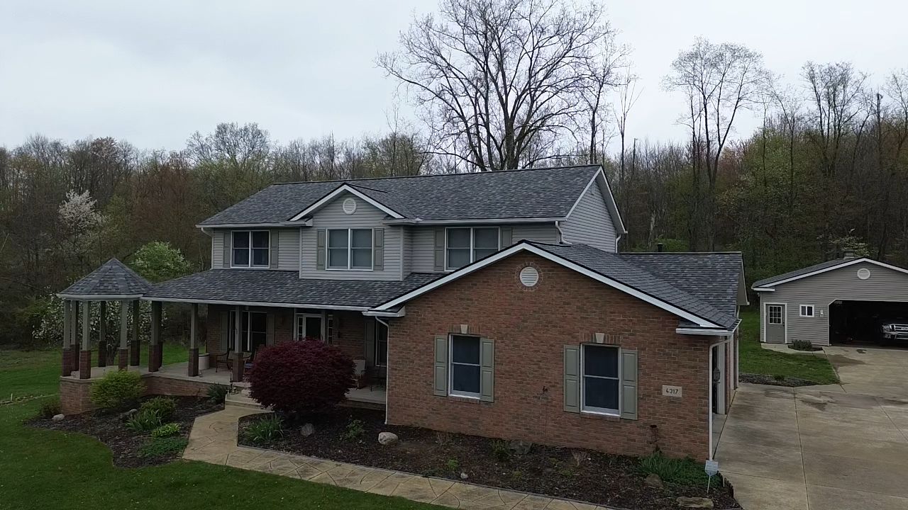 Atlas Pinnacle, Color, Coastal Granite, Drip Edge, Birch White by Eagle Eye Roofing