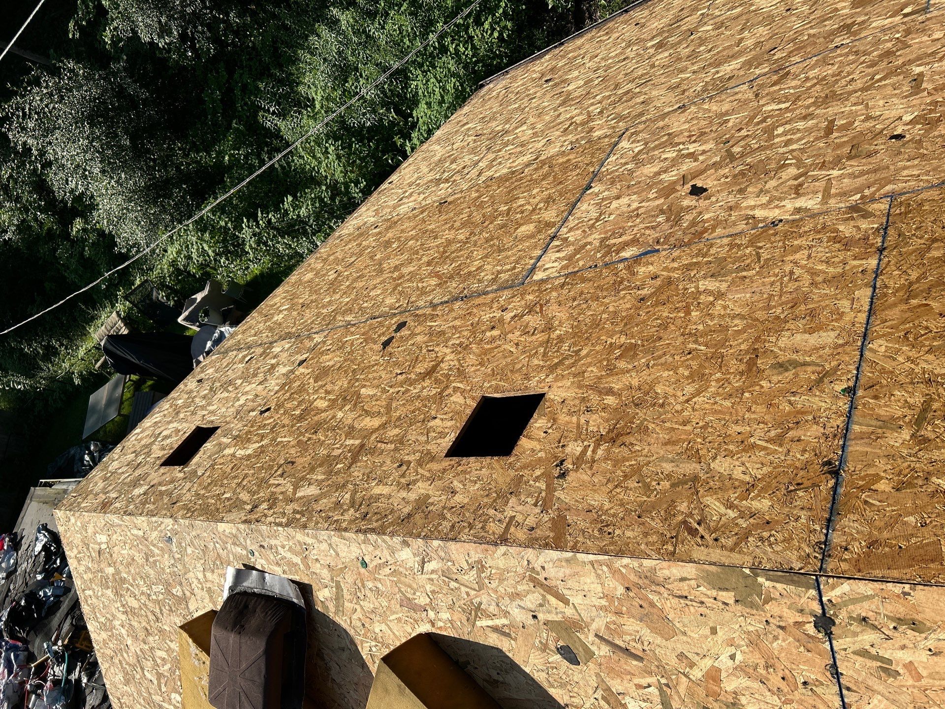 Residential Roofing Installation using GAF TImberline HDZ Hickory by Rainstoppers Roofing