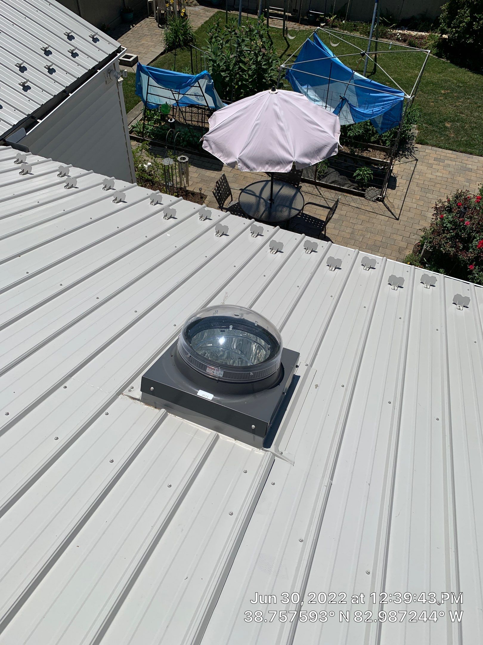 Metal Roofing, Skylights, Porch Build by Secure Construction Company Inc