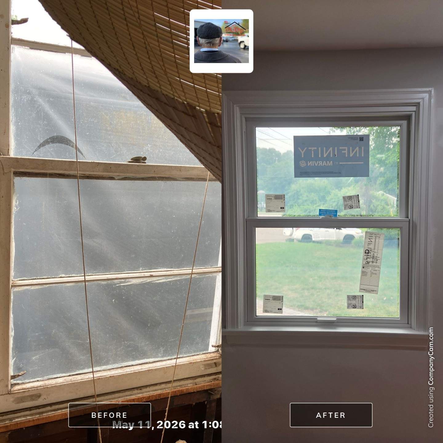 Window Transformation by DiGiorgi Roofing and Siding Inc
