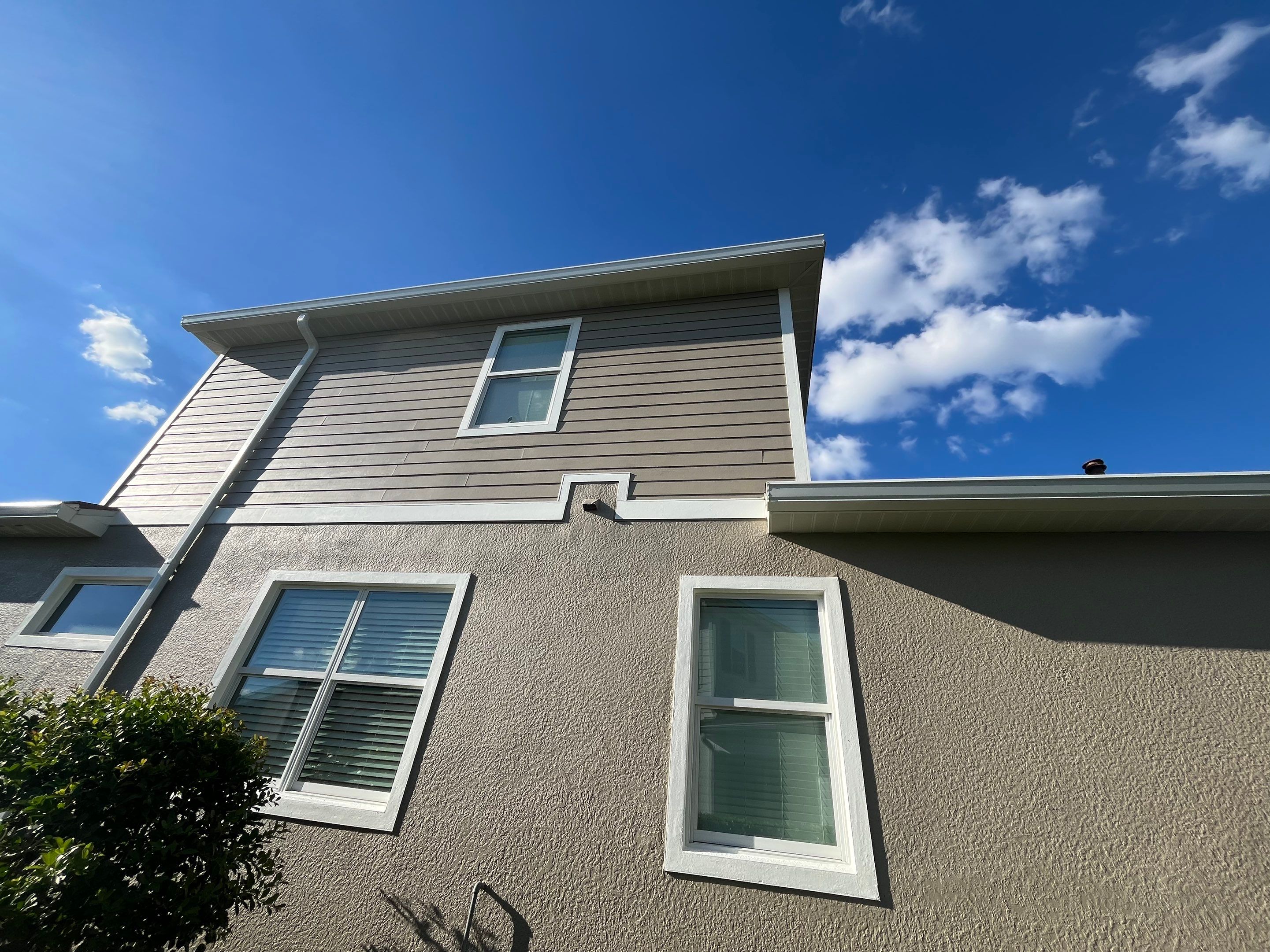 Bronze Downspouts & 7-Inch K-style Seamless Gutter Installation in Fort Myers FL by Gutter Professors
