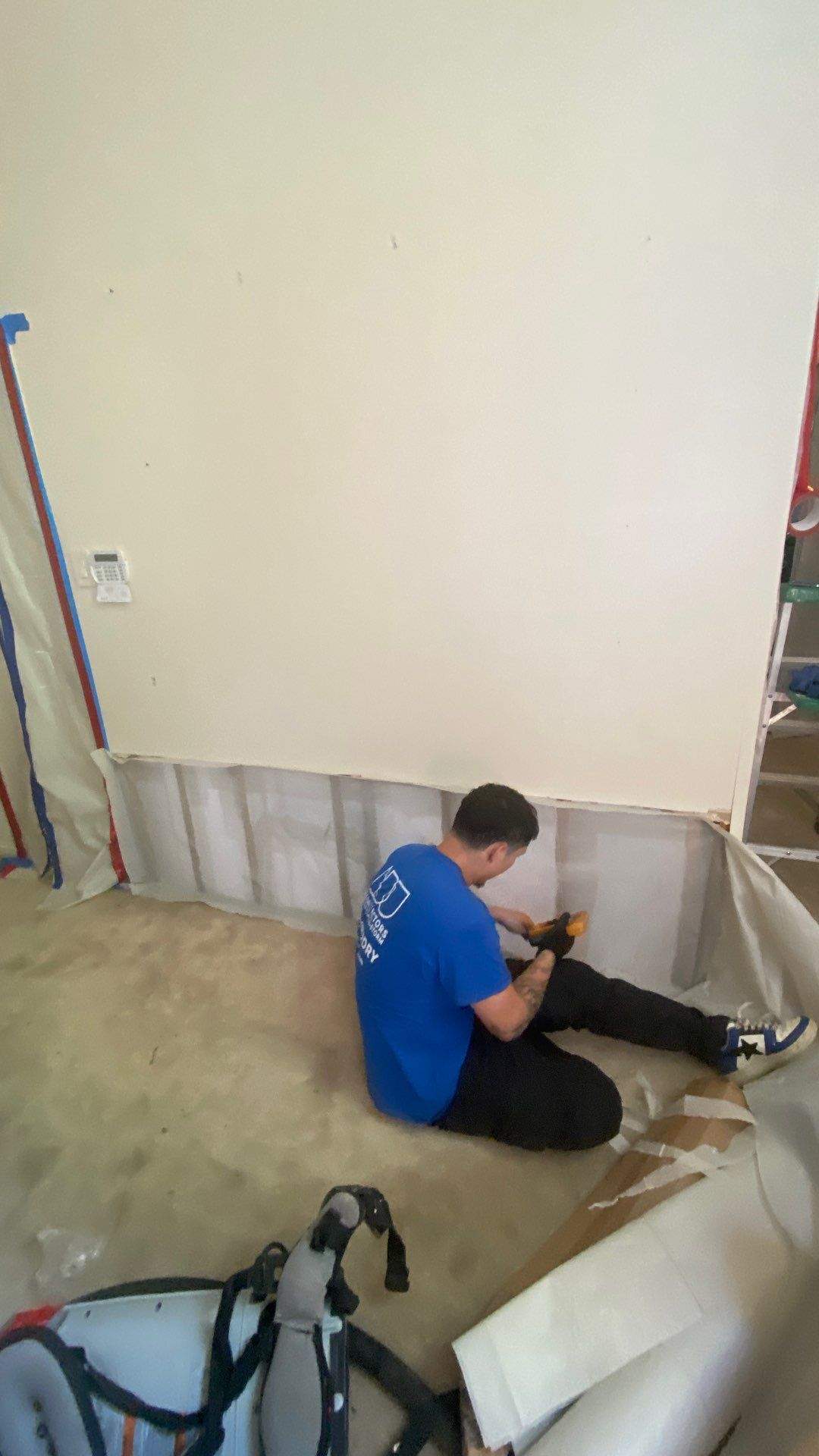 Bathroom Remodel with Water Mitigation Equipment | LT Contractors by L&T General Contractors and Restoration INC