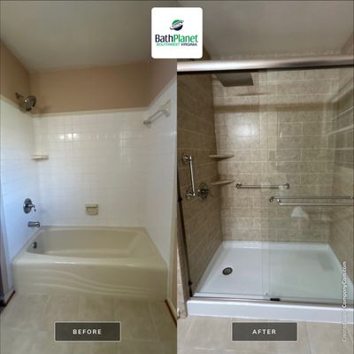 Tub to Shower