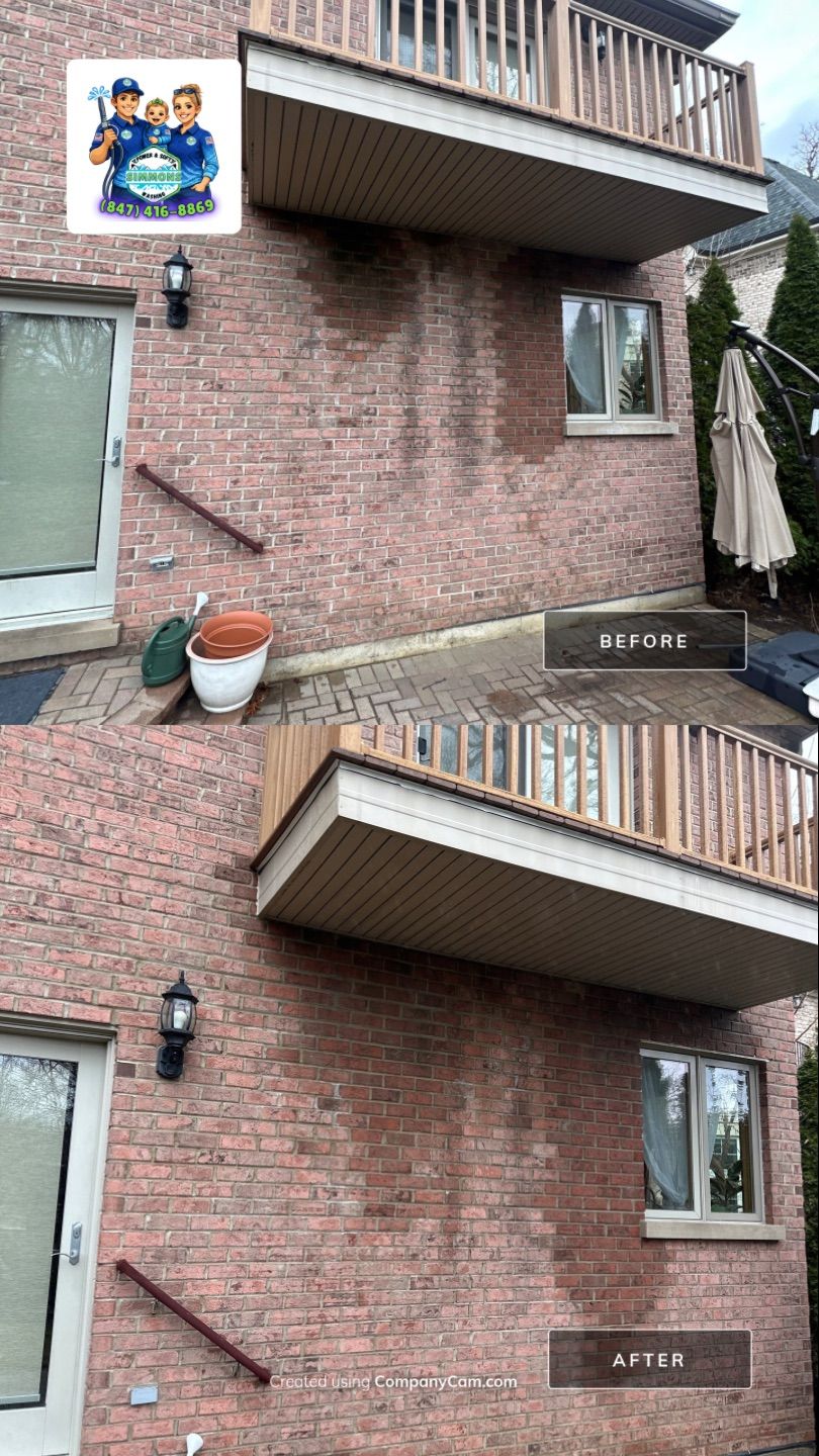 Project in Addison by Simmons Power & Soft Washing