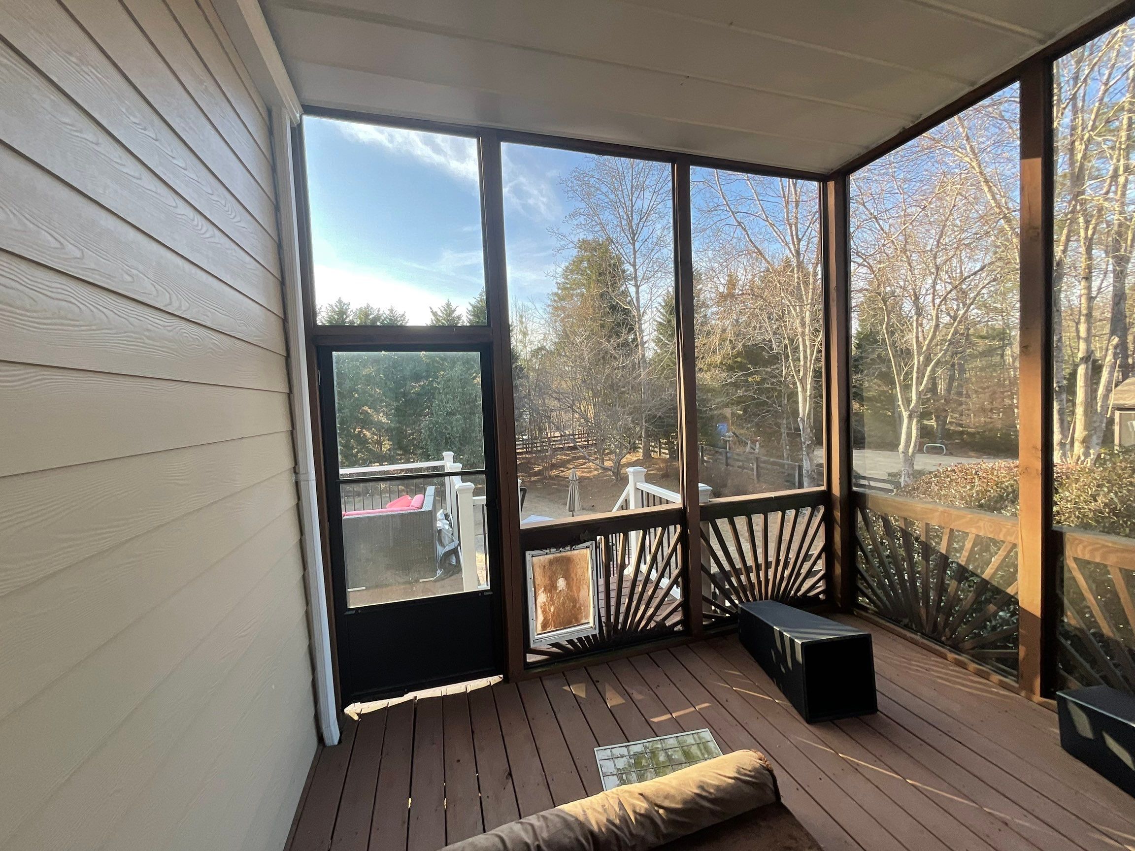 Two-Level Custom Screened Porch and Composite Deck in Alpharetta by Swift Home Renovations