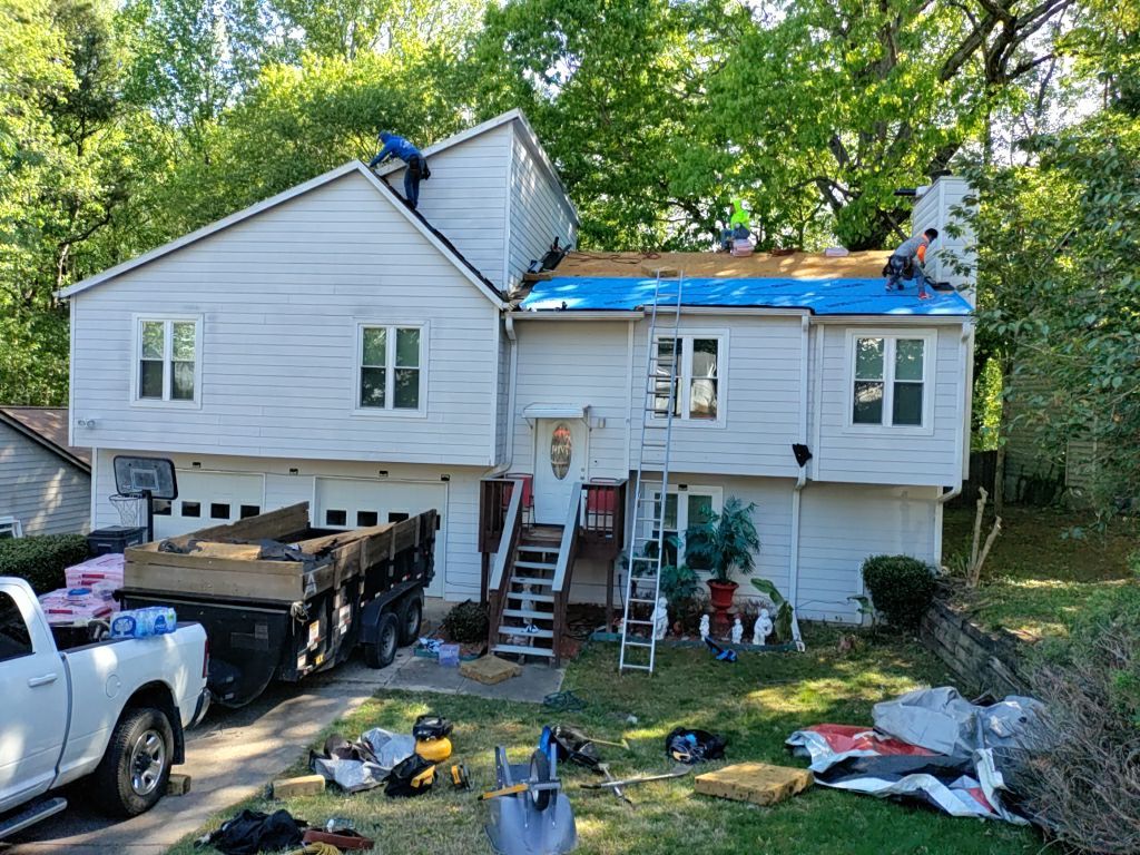Residential Roofing Installation using Owens Corning by Inspector Roofing and Restoration