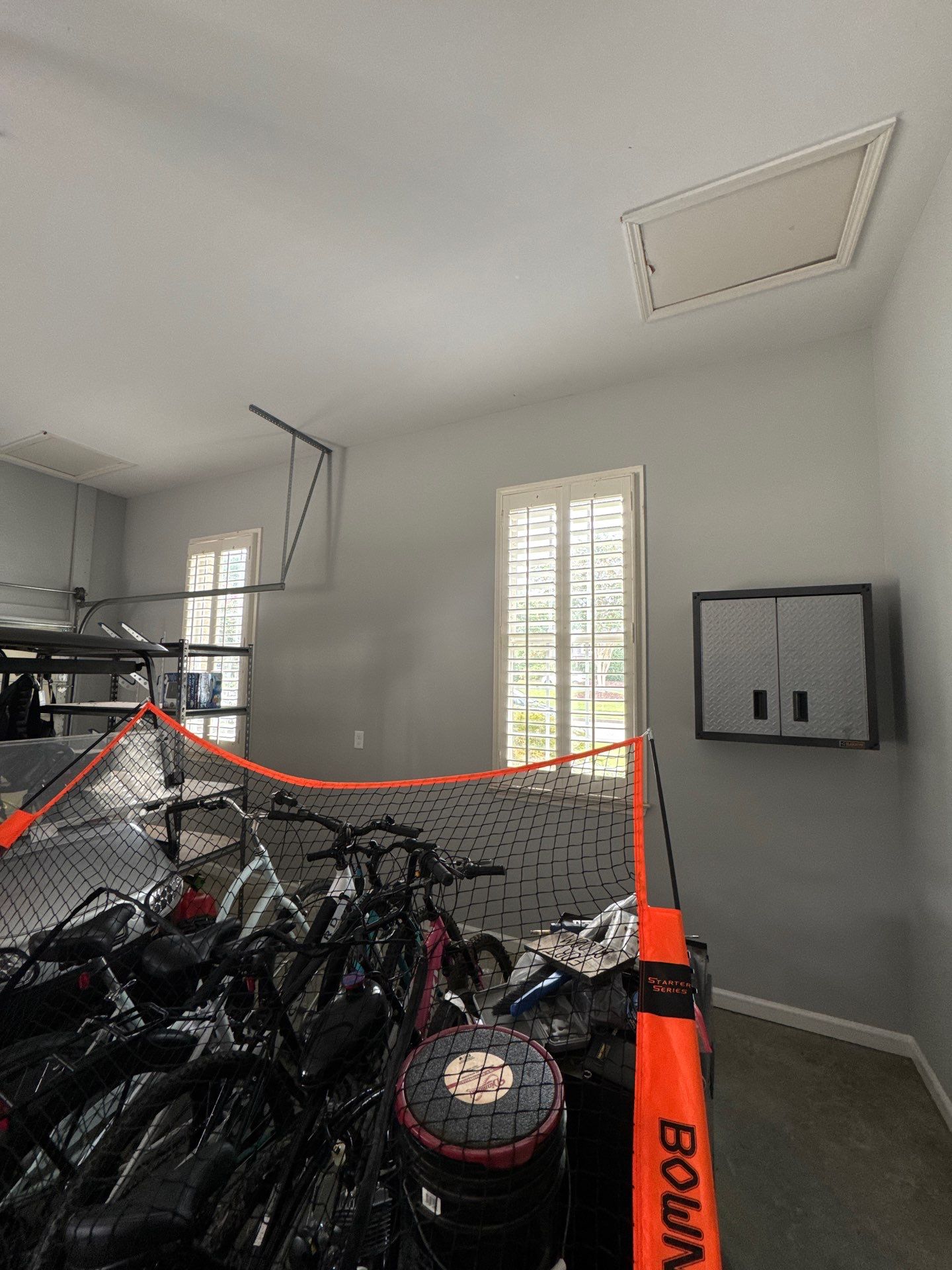 Garage Interior and Door Painting Update in Woodstock by Swift Home Renovations