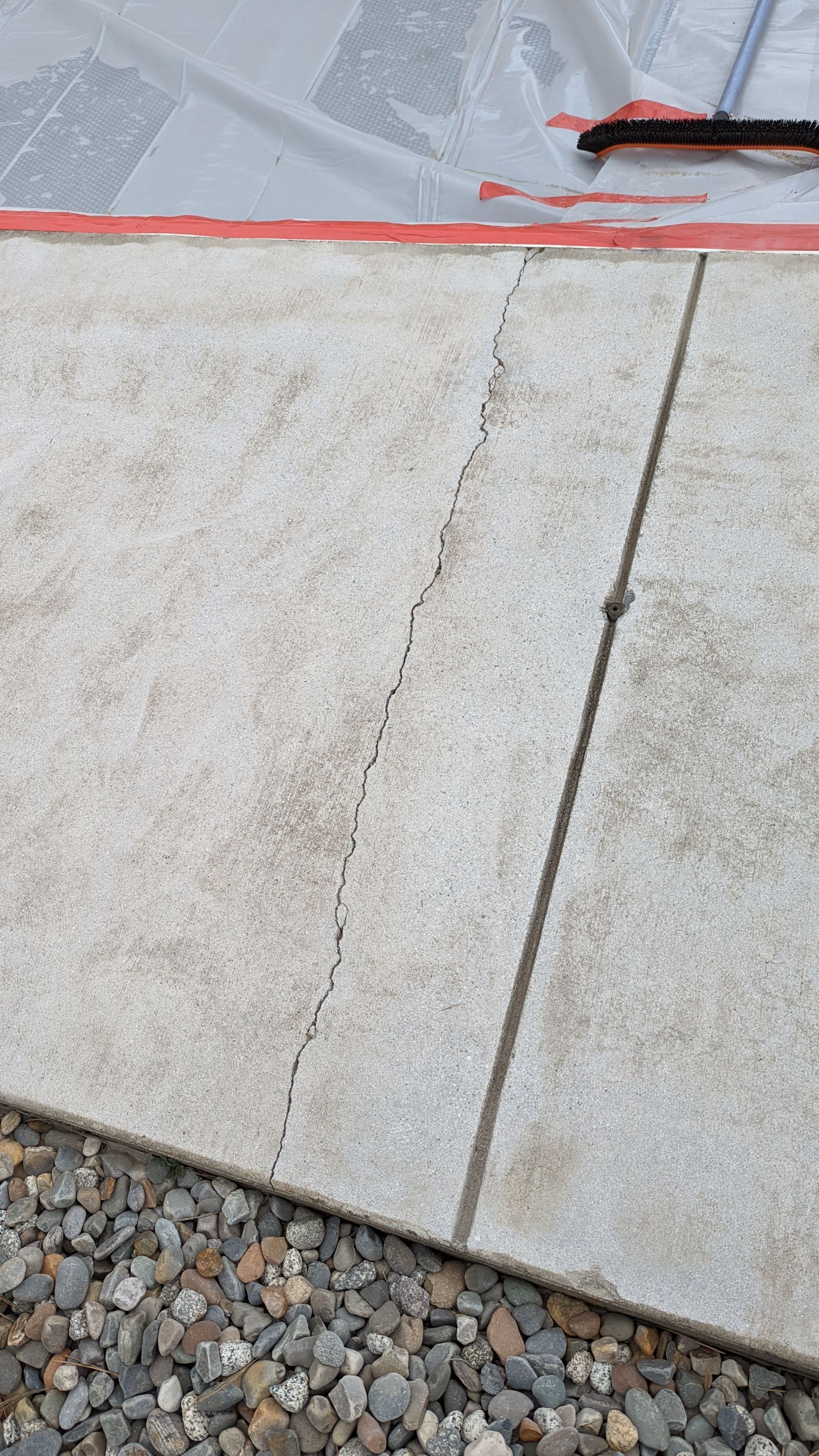Garage Transformation using Domino for Garage and Pecan for Pool Deck by Croc Coatings, LLC