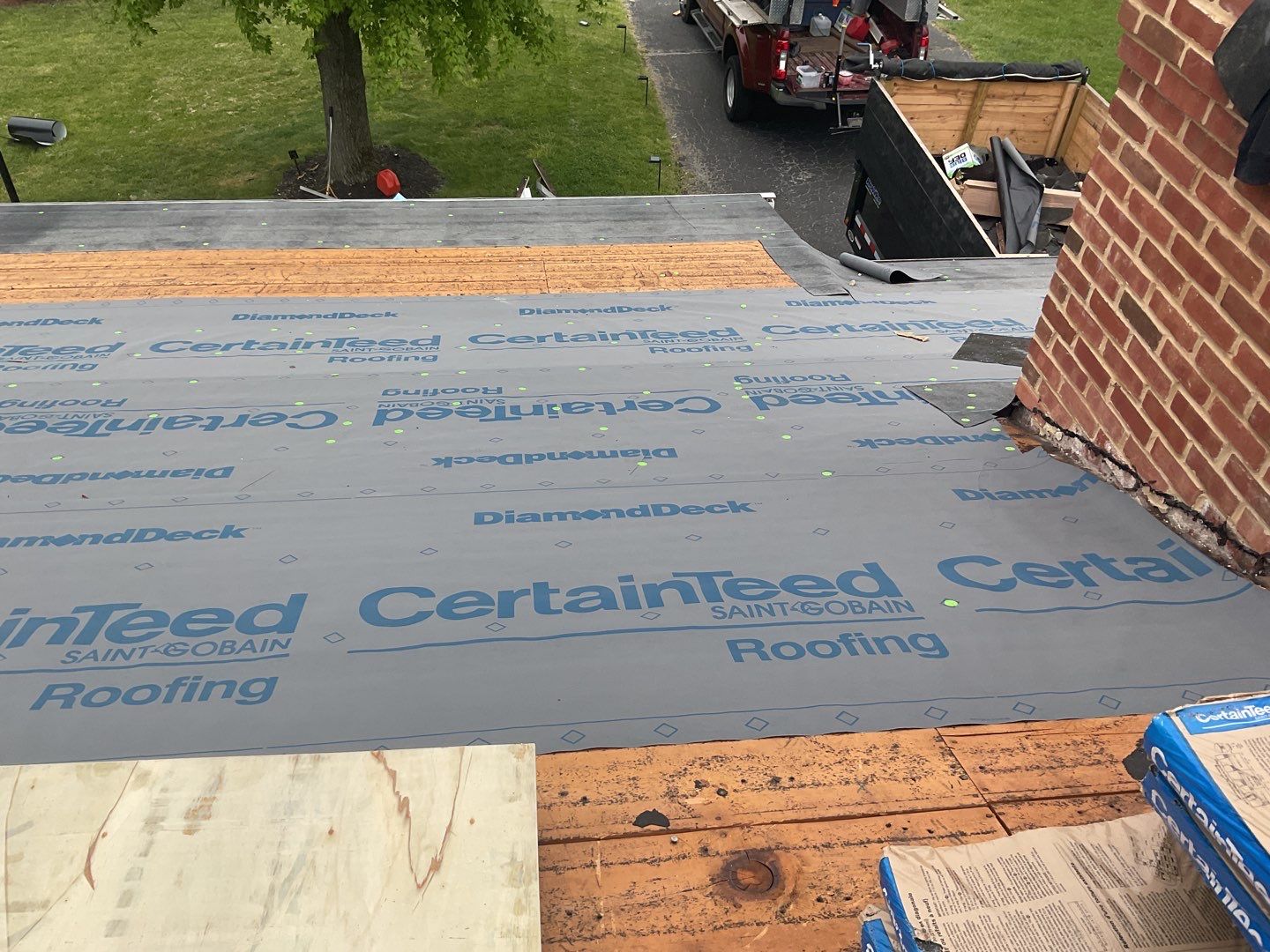 Residential Roofing Installation using CertainTeed Shingles by Alpha Design Services