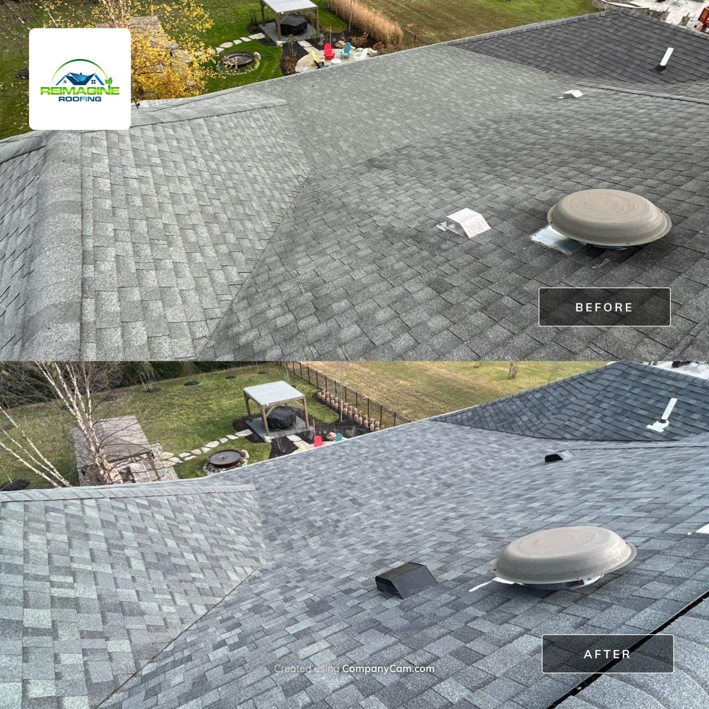 Estate Gray Shingles by Reimagine Roofing