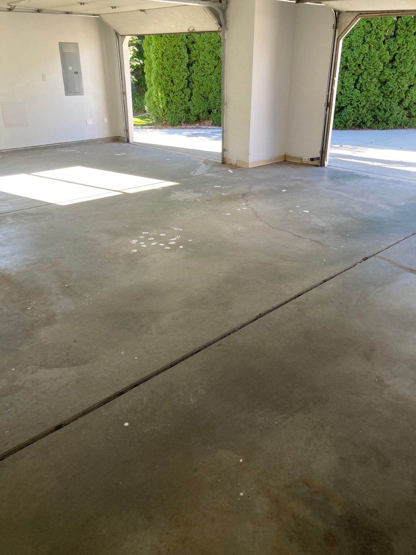 Garage Transformation using Pecan by Croc Coatings, LLC
