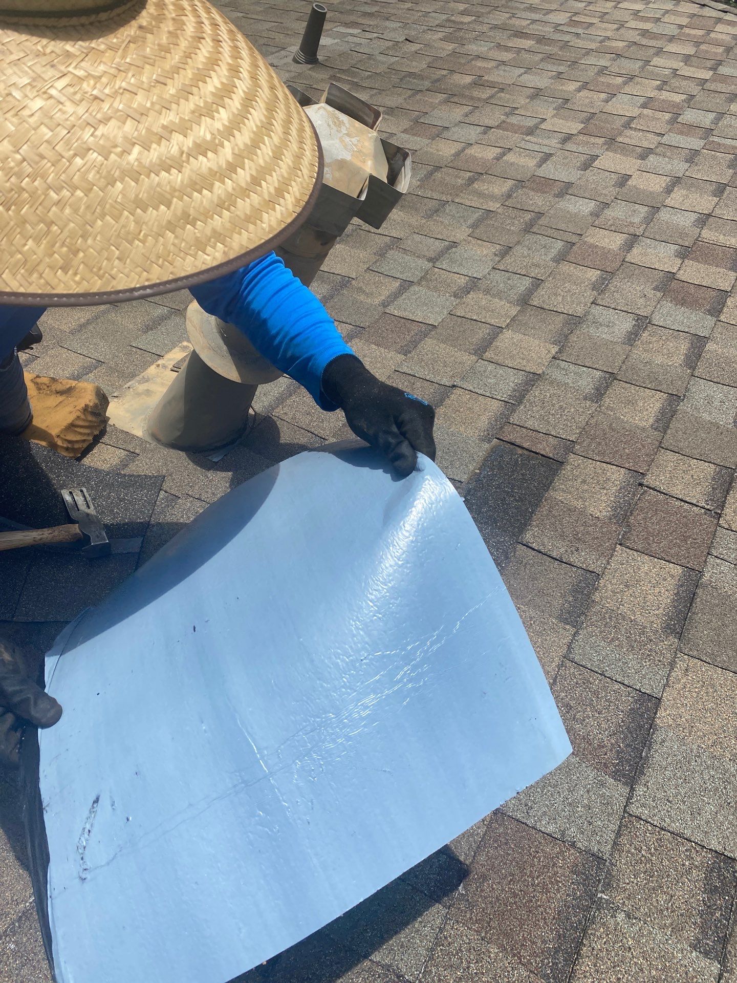 Hail Damage using Owen's Corning Duration (Lifetime) Shingles by Roof Repair Company
