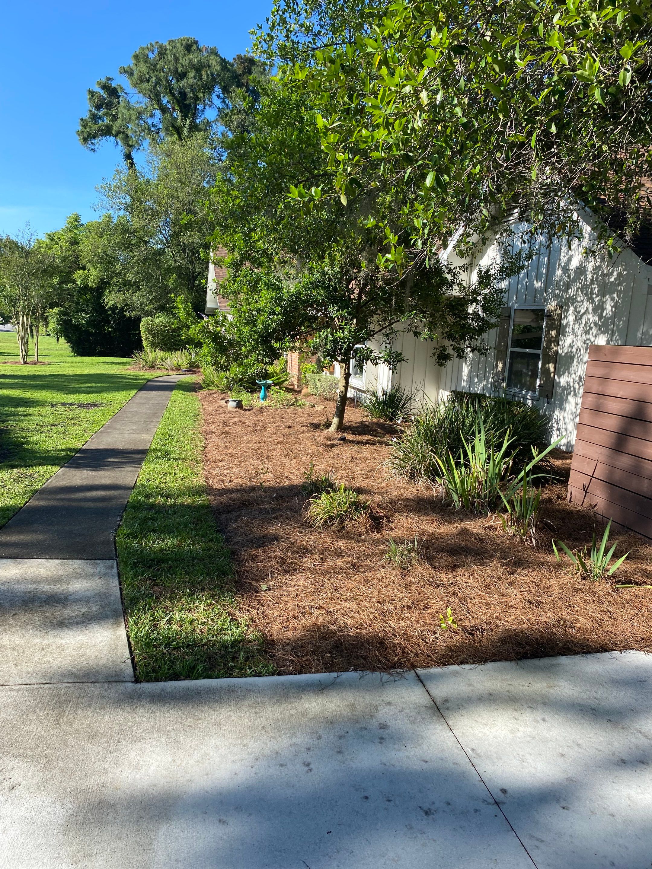 Deerwood Resident | Pine Straw & Topsoil Install by ProGreen Services
