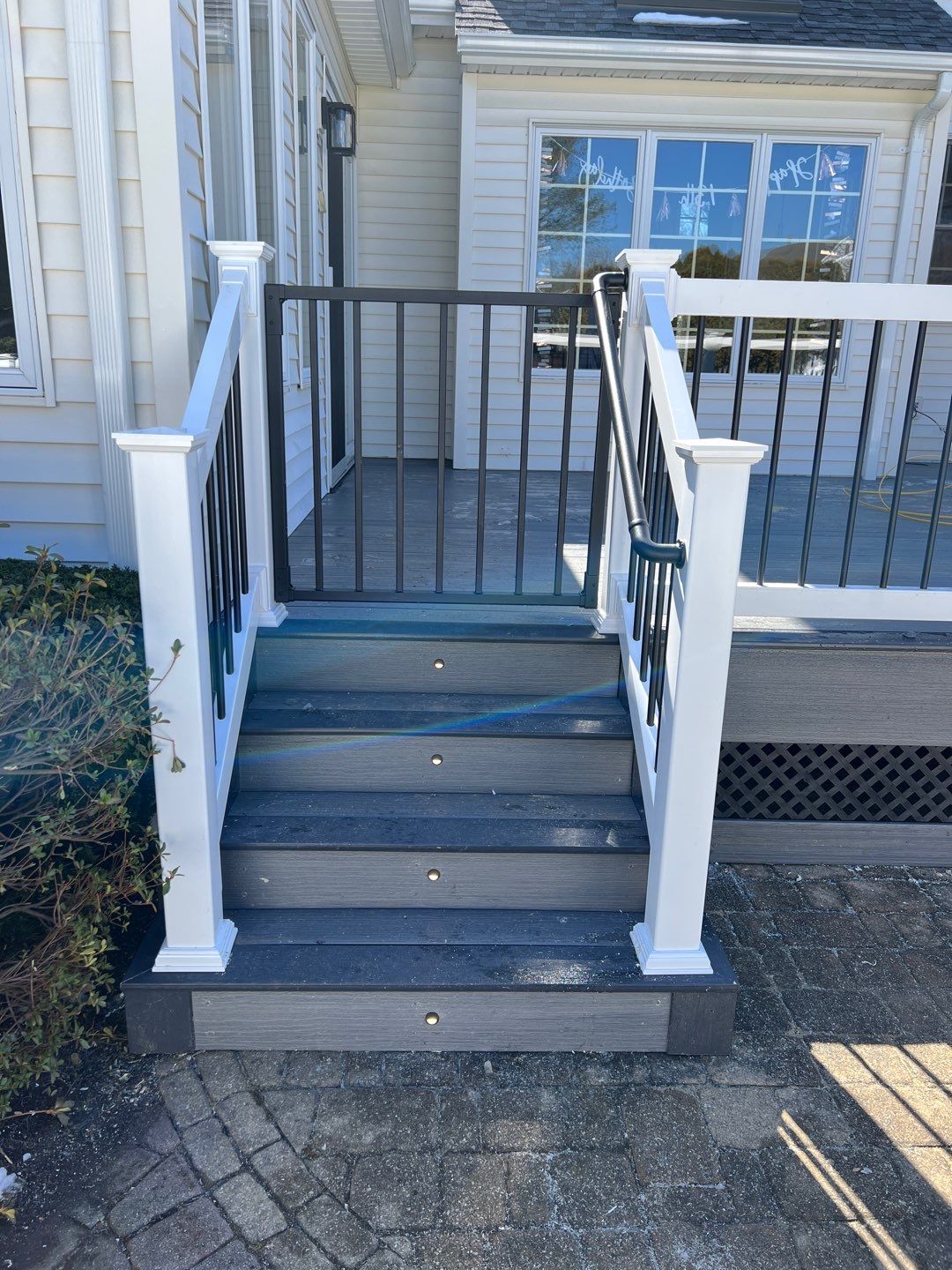 New deck With Porch  by deck guardian