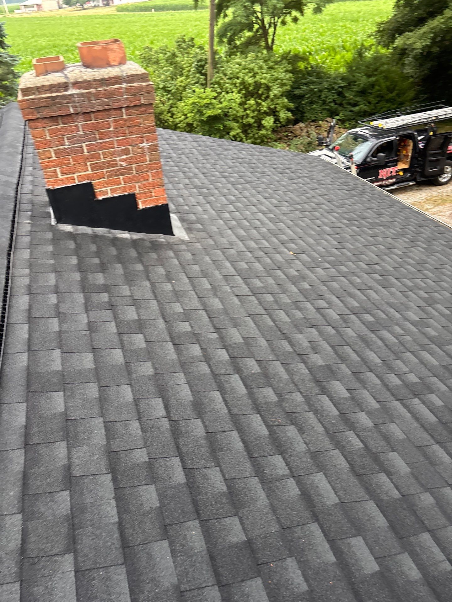 Residential Roofing Installation using GAF Timberline HDZ Charcoal by Nitro Roofing and Construction
