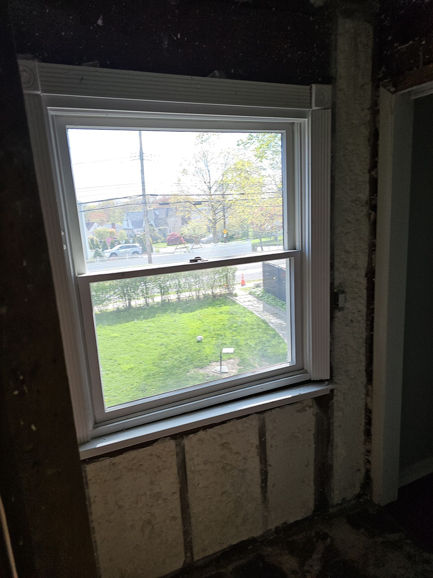 Basement Exterior Walls using Closed Cell Spray Foam by NYS Foam & Energy