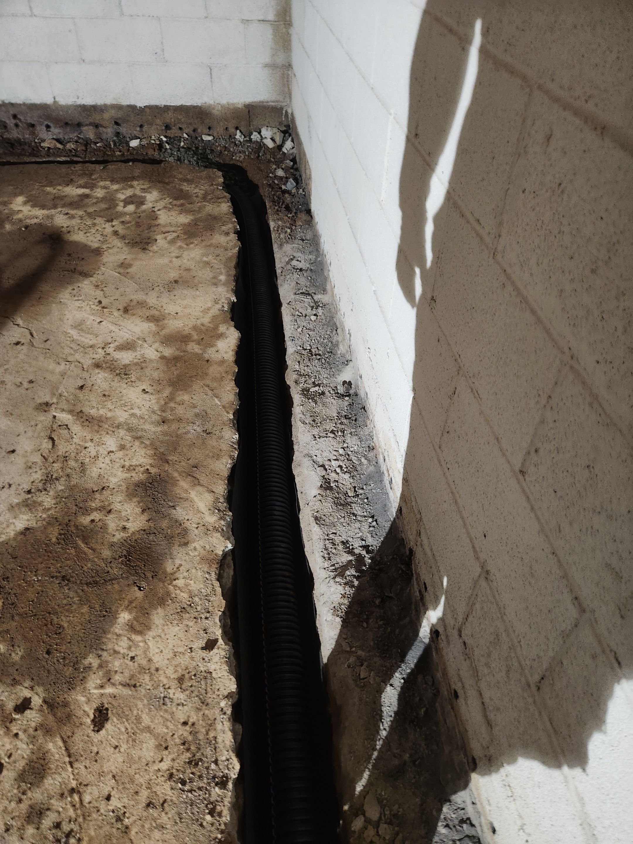 Interior French Drain in Pine Brook NJ by Pure Service Pro, LLC 