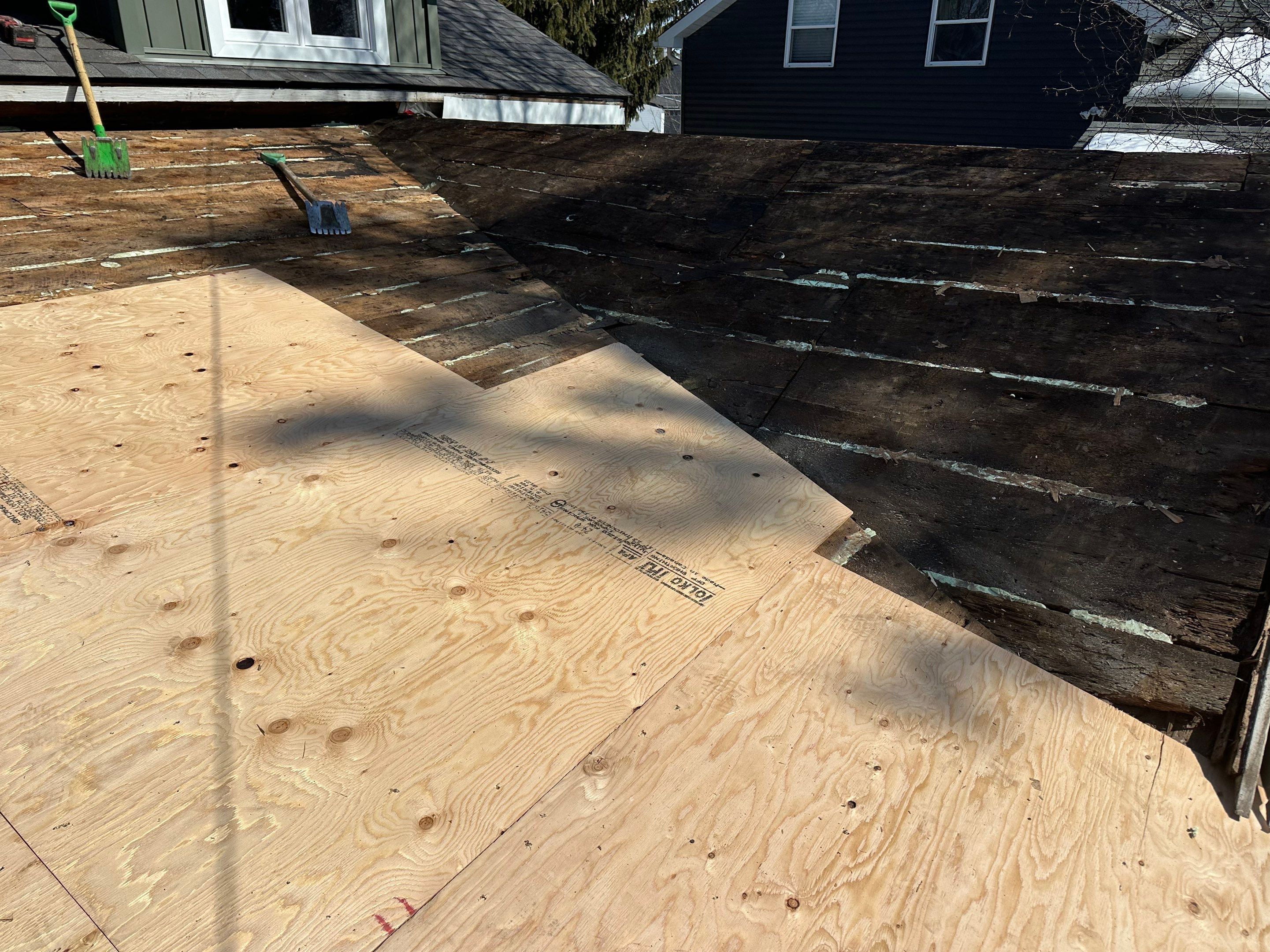 Project in Hamilton by The Roofing Crew