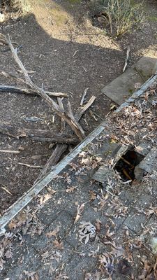 Roof Damage - Heavy-duty tarp
