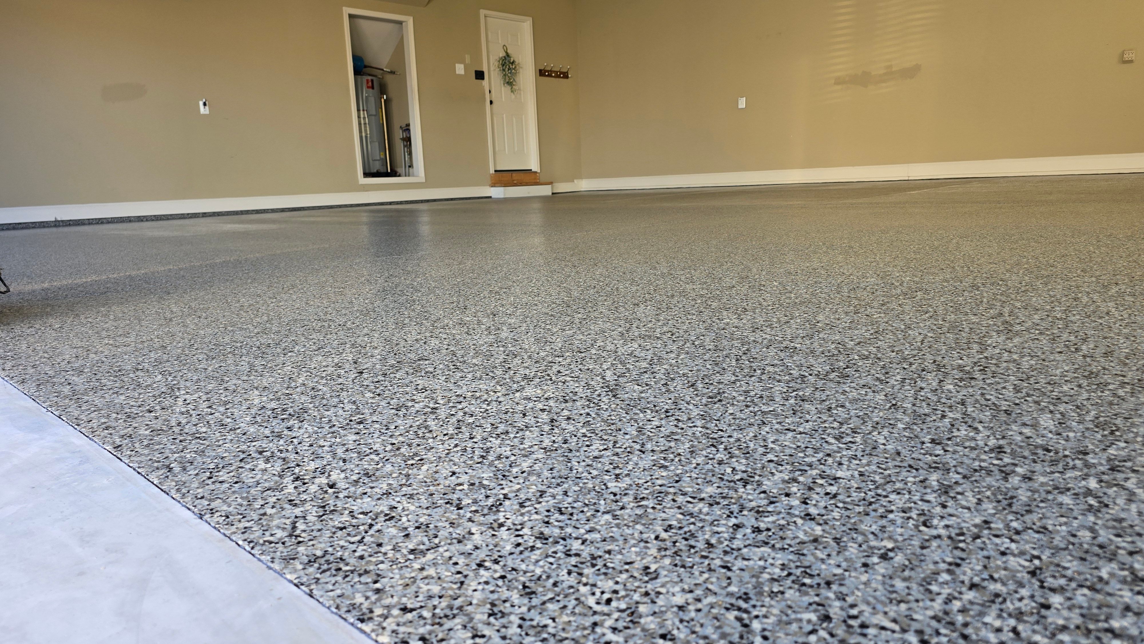 Garage using Morel by Elite Floor Solutions